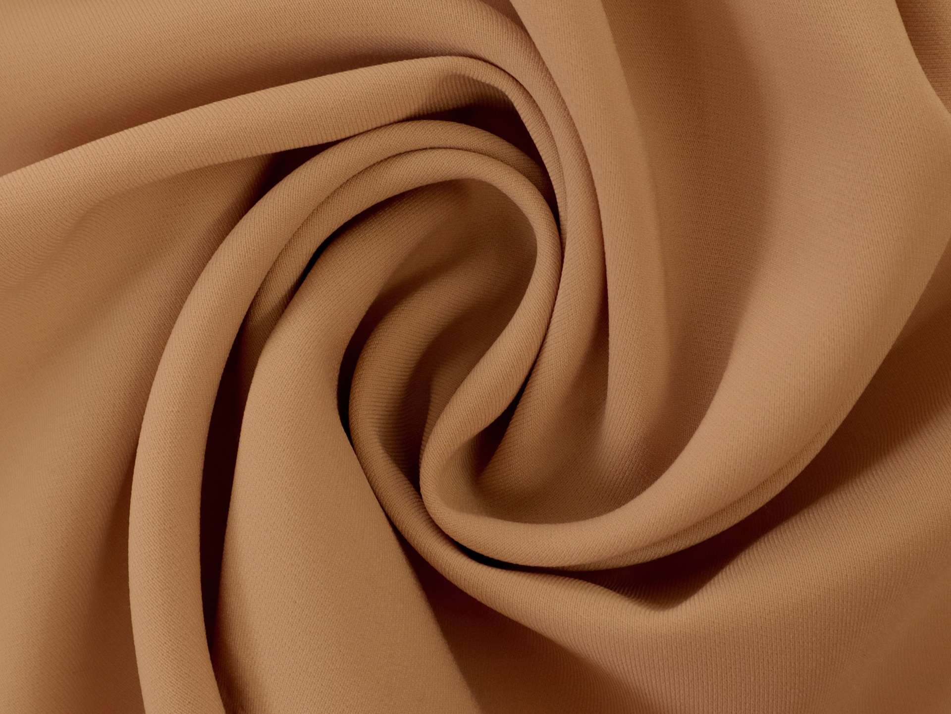 Triacetate Georgette in Tan