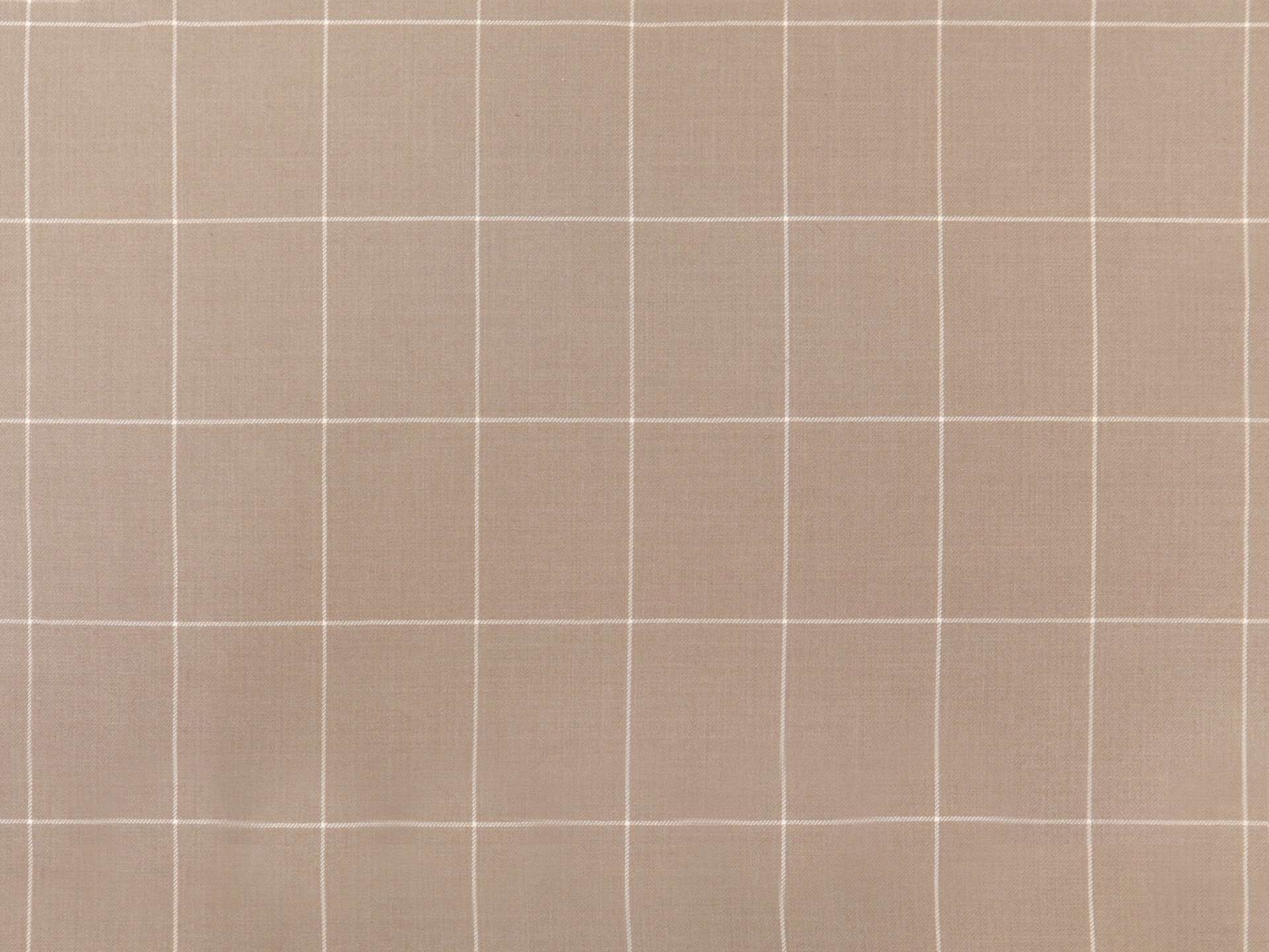 Cashmere Window Pane Challis in Taupe