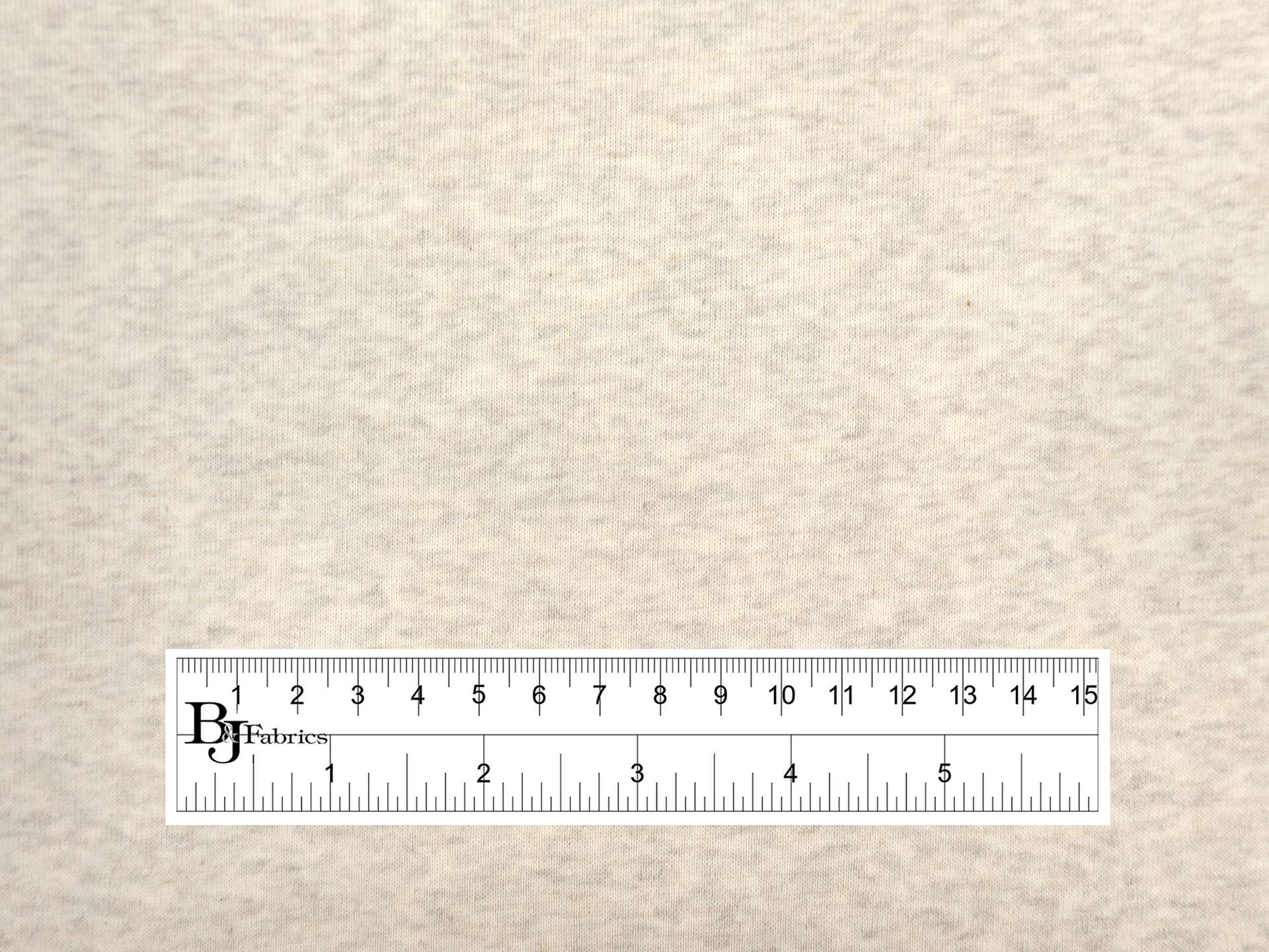 Light Weight Rib Knit in Heathered Ivory
