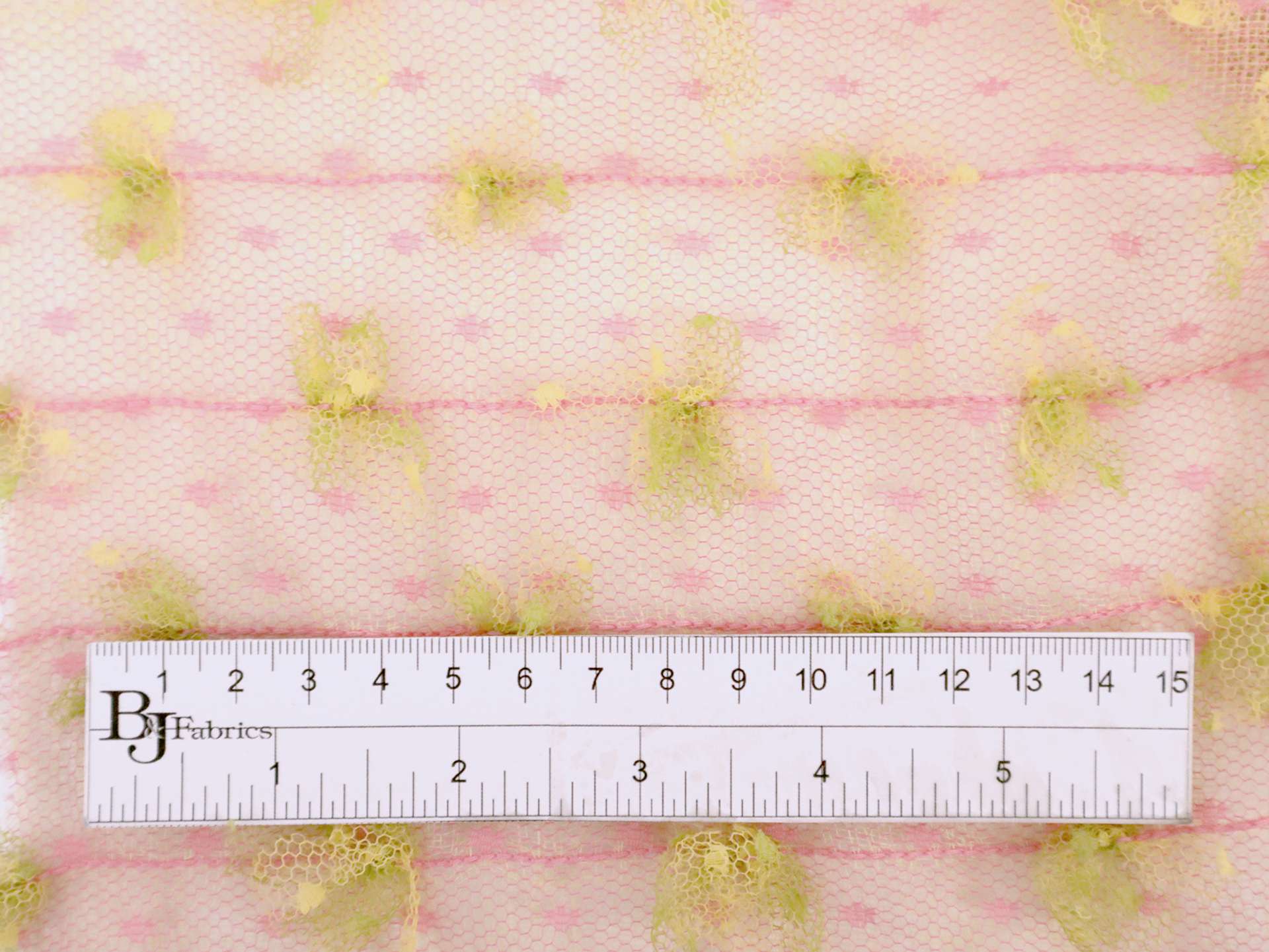 Vintage Novelty Embroidered Point D'Esprit