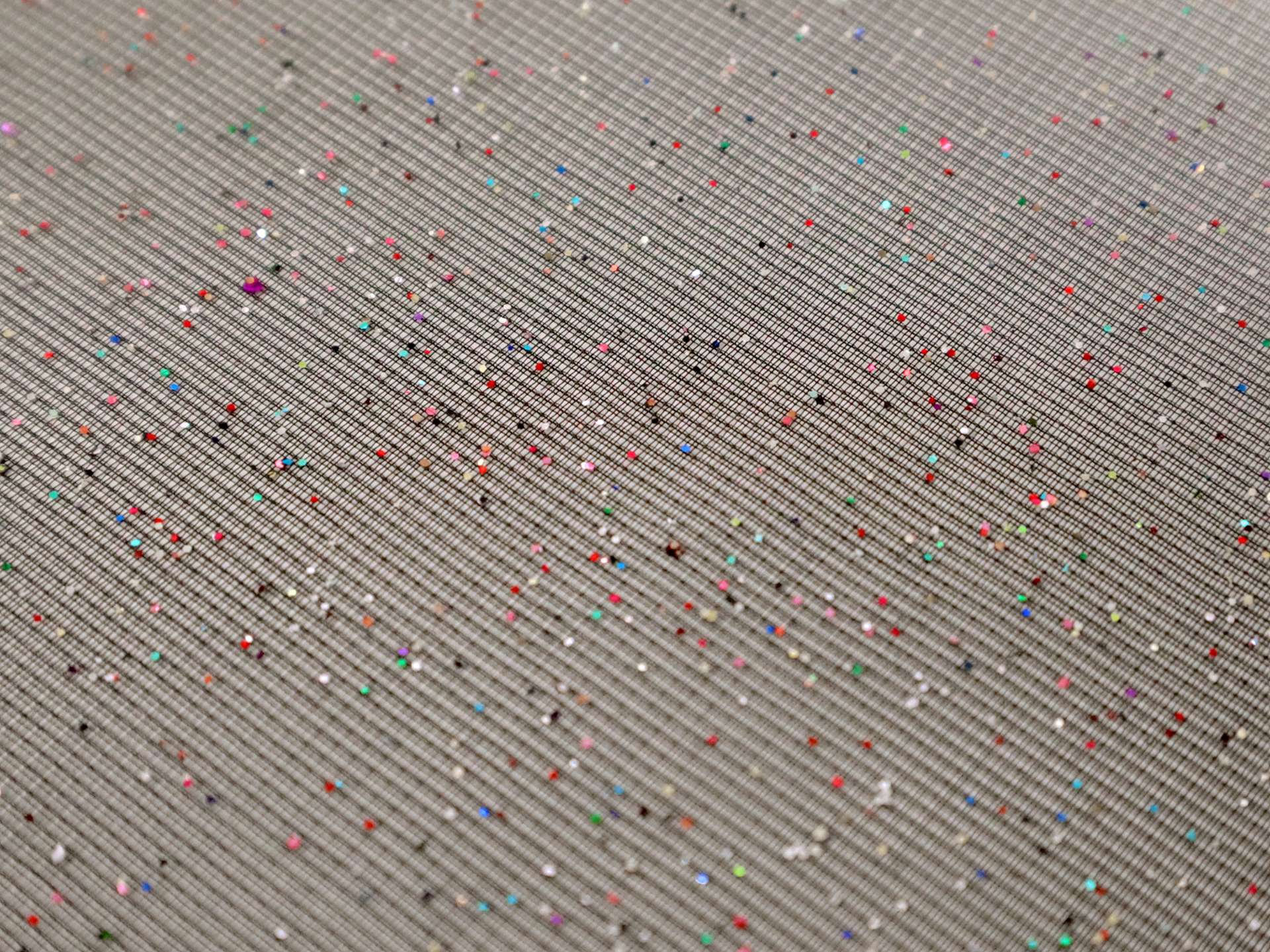 Nylon Blend Glitter Crinoline in Black and Multi-color