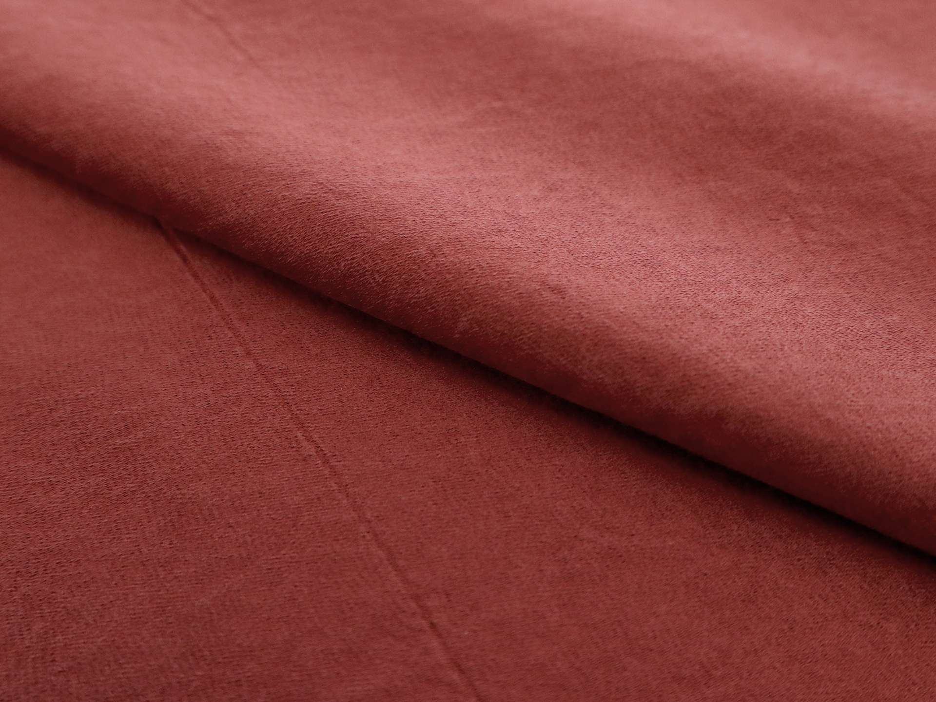 Washed Pure Silk Duchesse Satin in Crimson