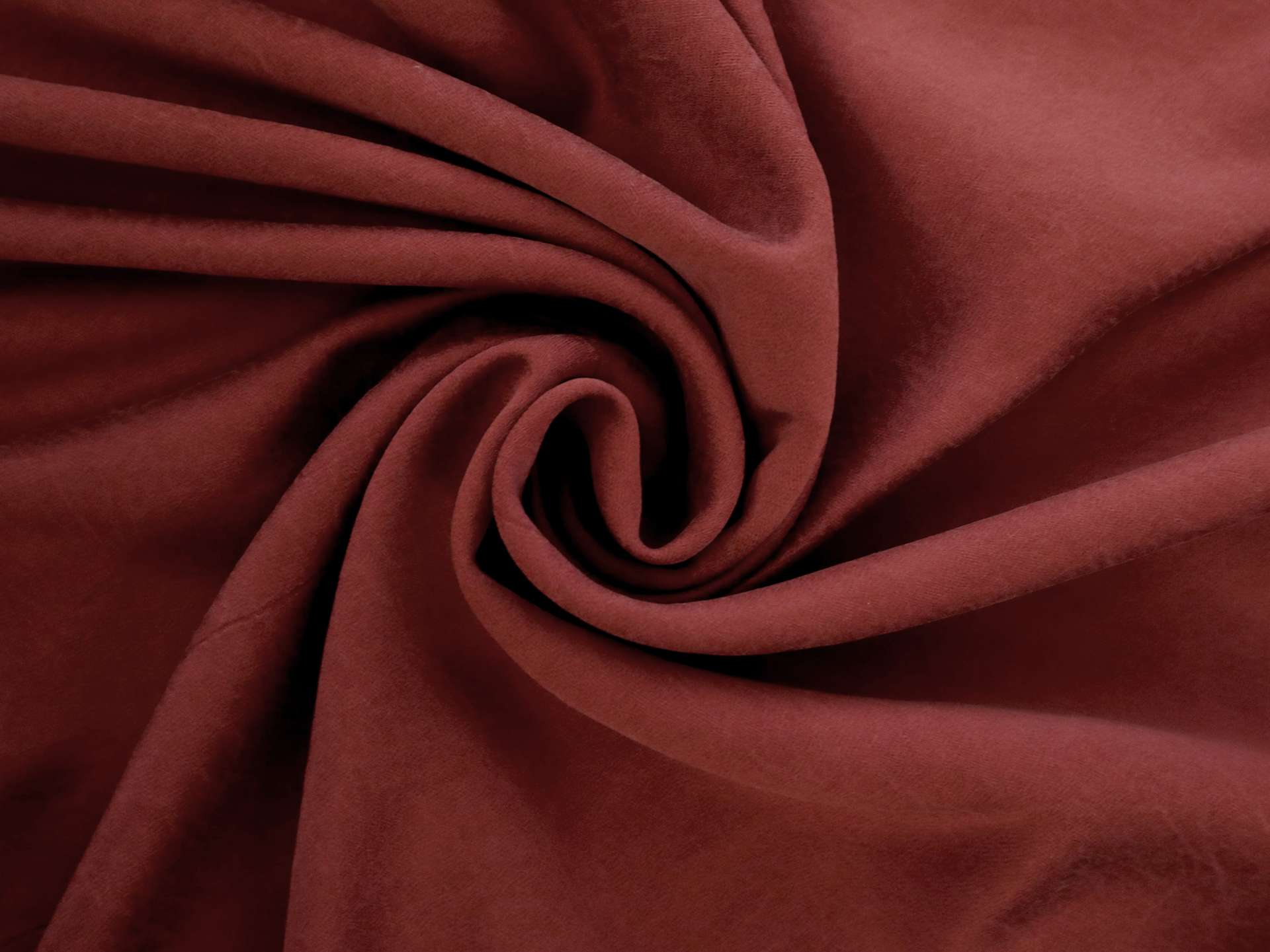Washed Pure Silk Duchesse Satin in Crimson