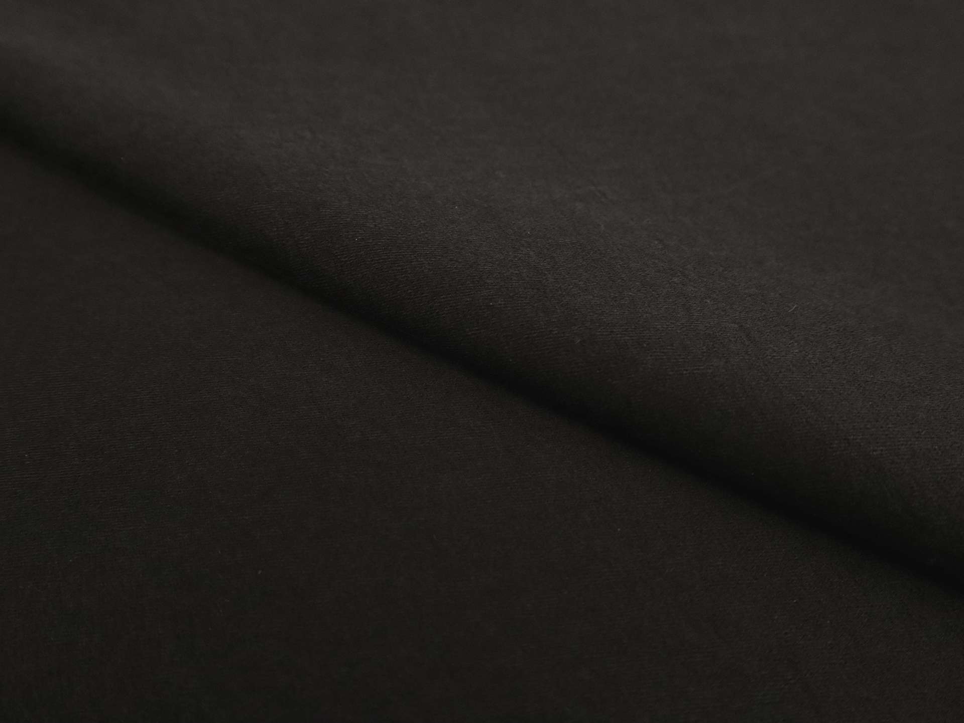 Washed Pure Silk Duchesse Satin in Black