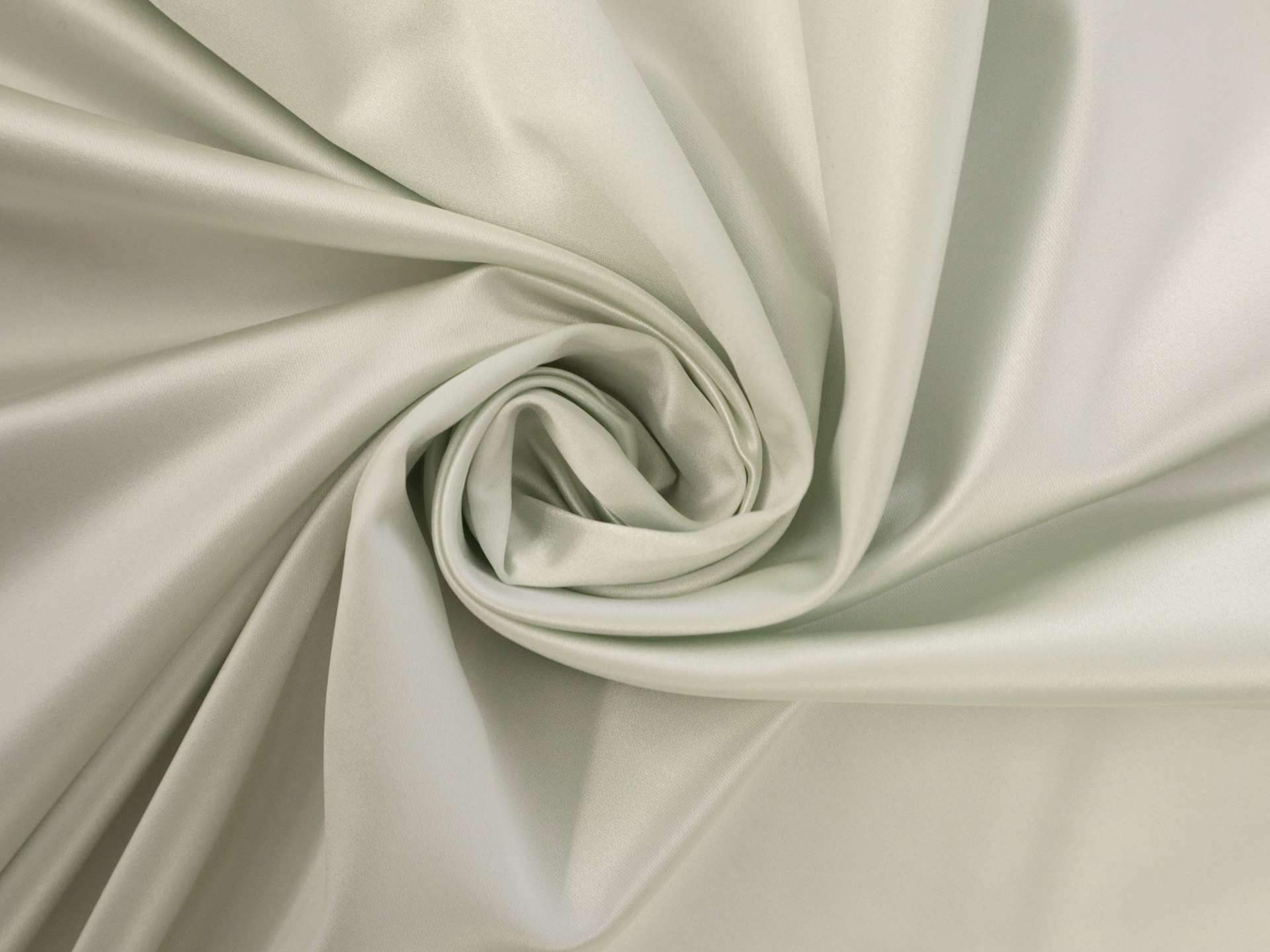Silk Light Weight Satin in Pale Mint