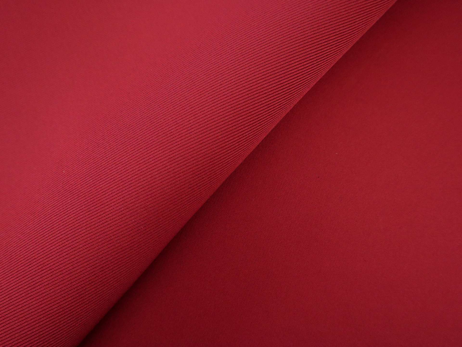 Polyester Double Face Twill Back Satin in Crimson
