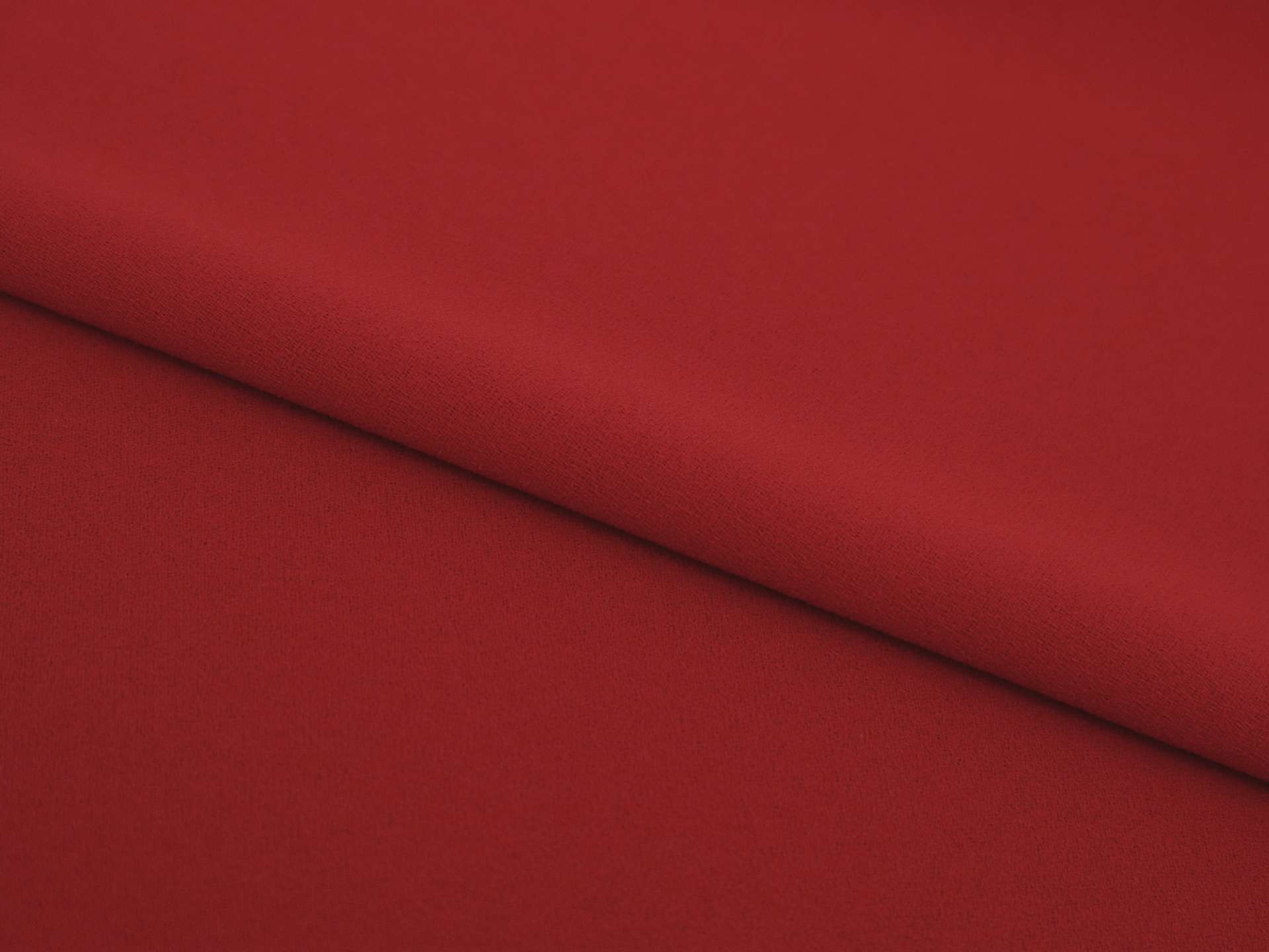 Polyester Crepe in Red