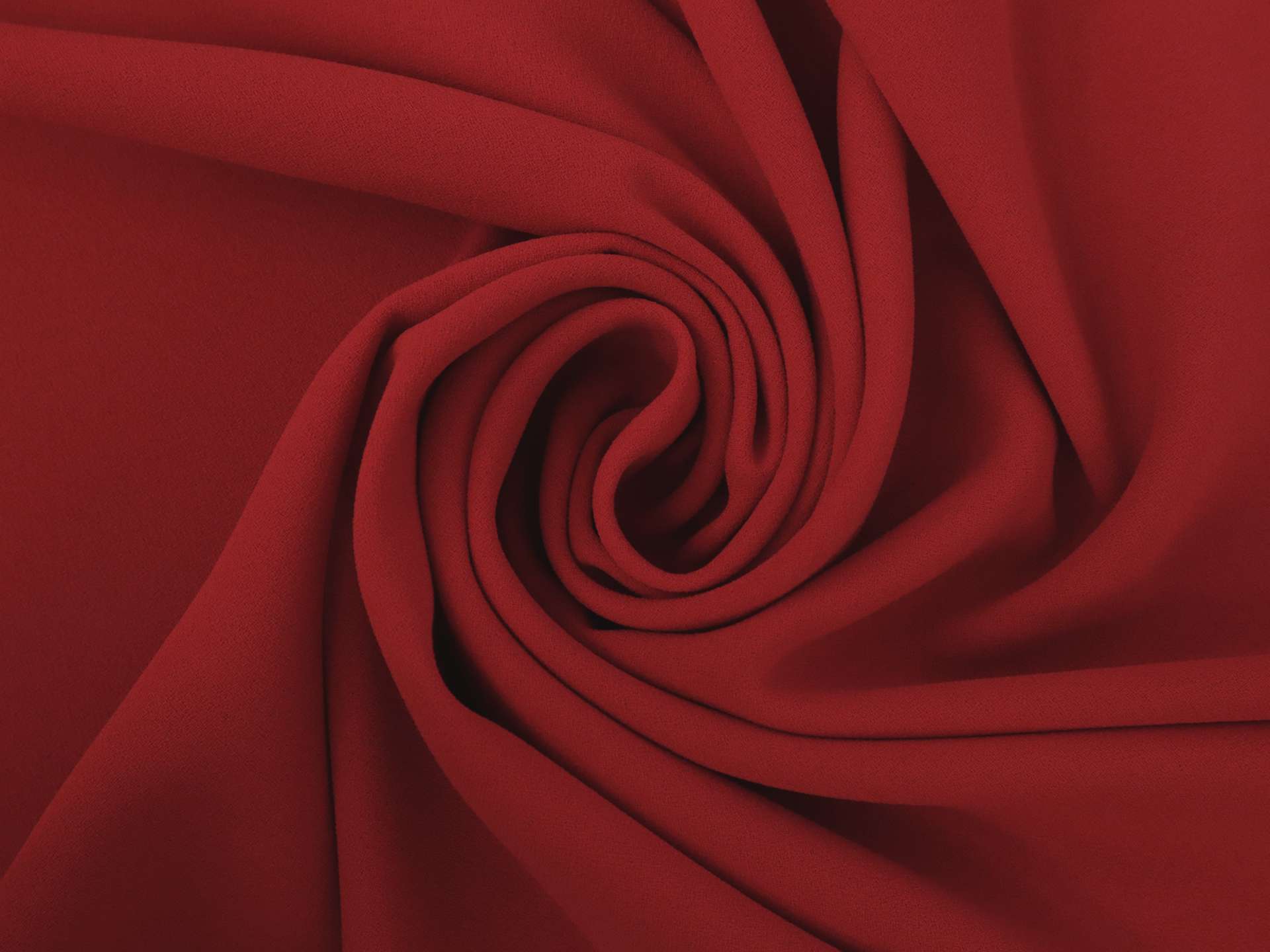 Polyester Crepe in Red