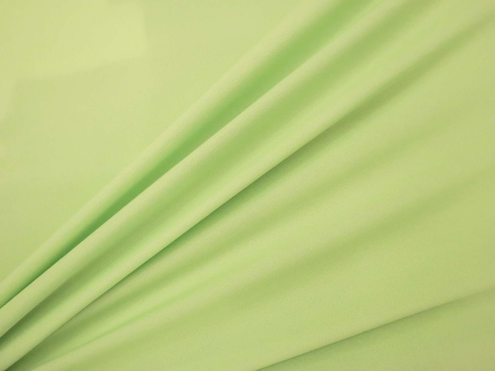 Polyester Knit Lining in Apple Green