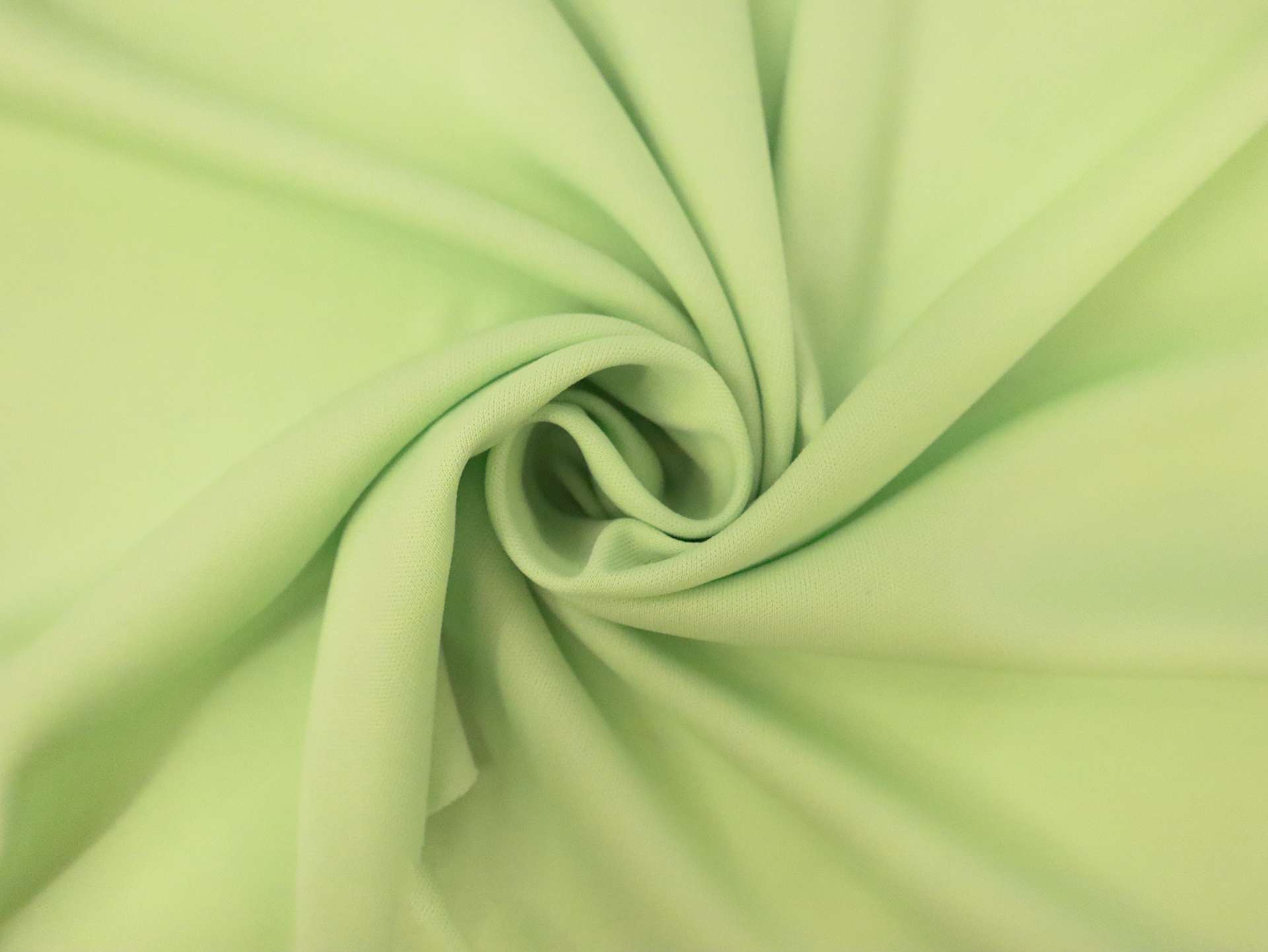 Polyester Knit Lining in Apple Green