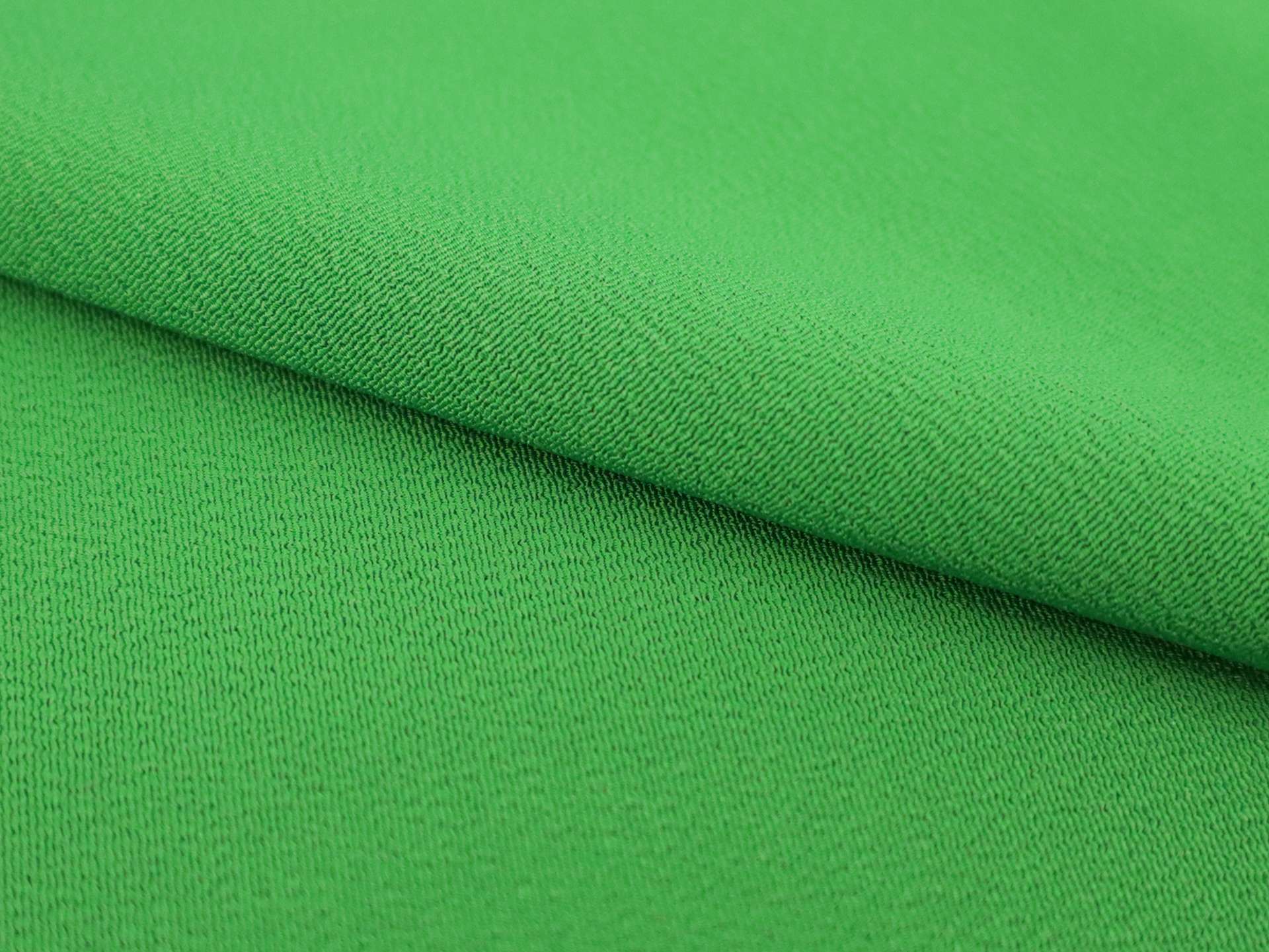 Japanese Marocain Crepe in Green