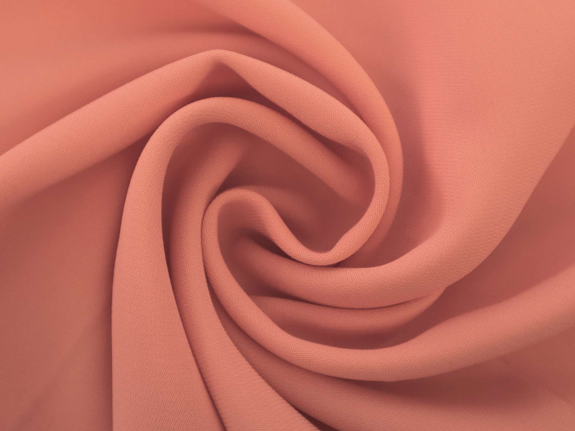 Synthetic Barathea Crepe in Peach