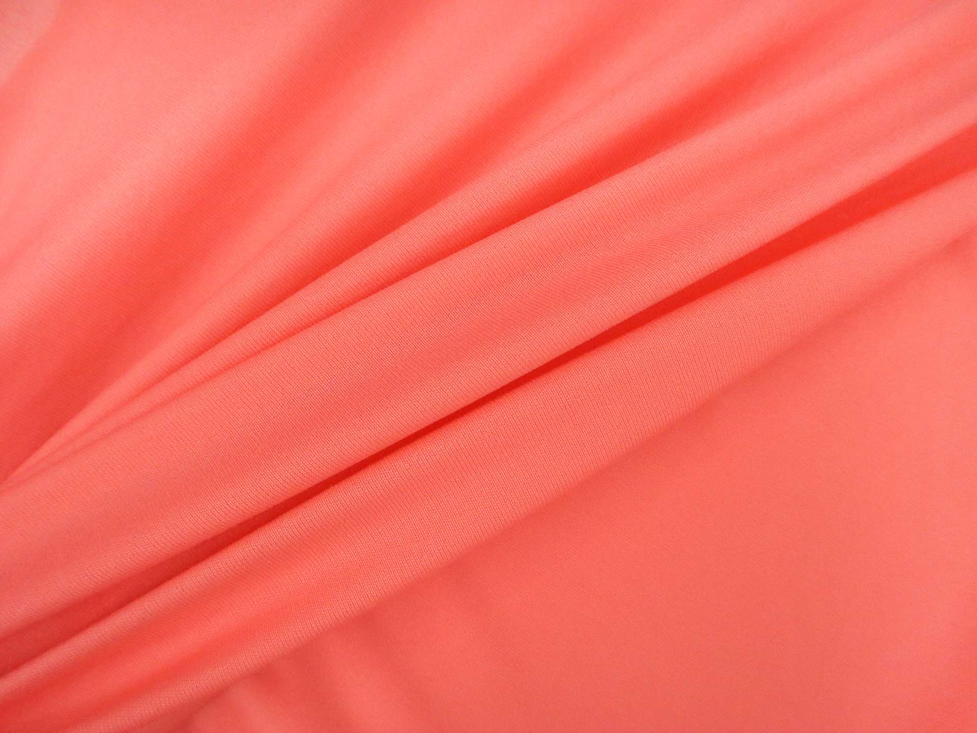 Polyester Knit Lining in Salmon