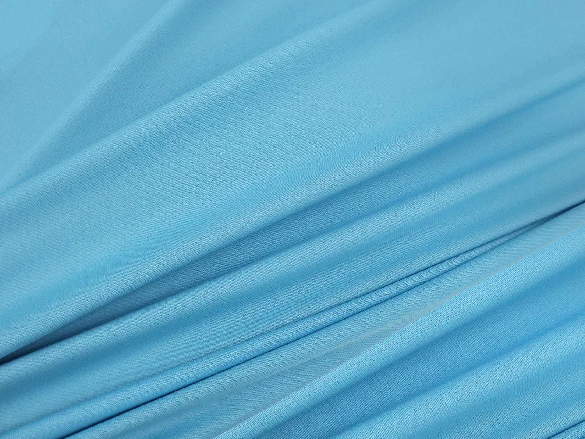 Polyester Knit Lining in Cerulean