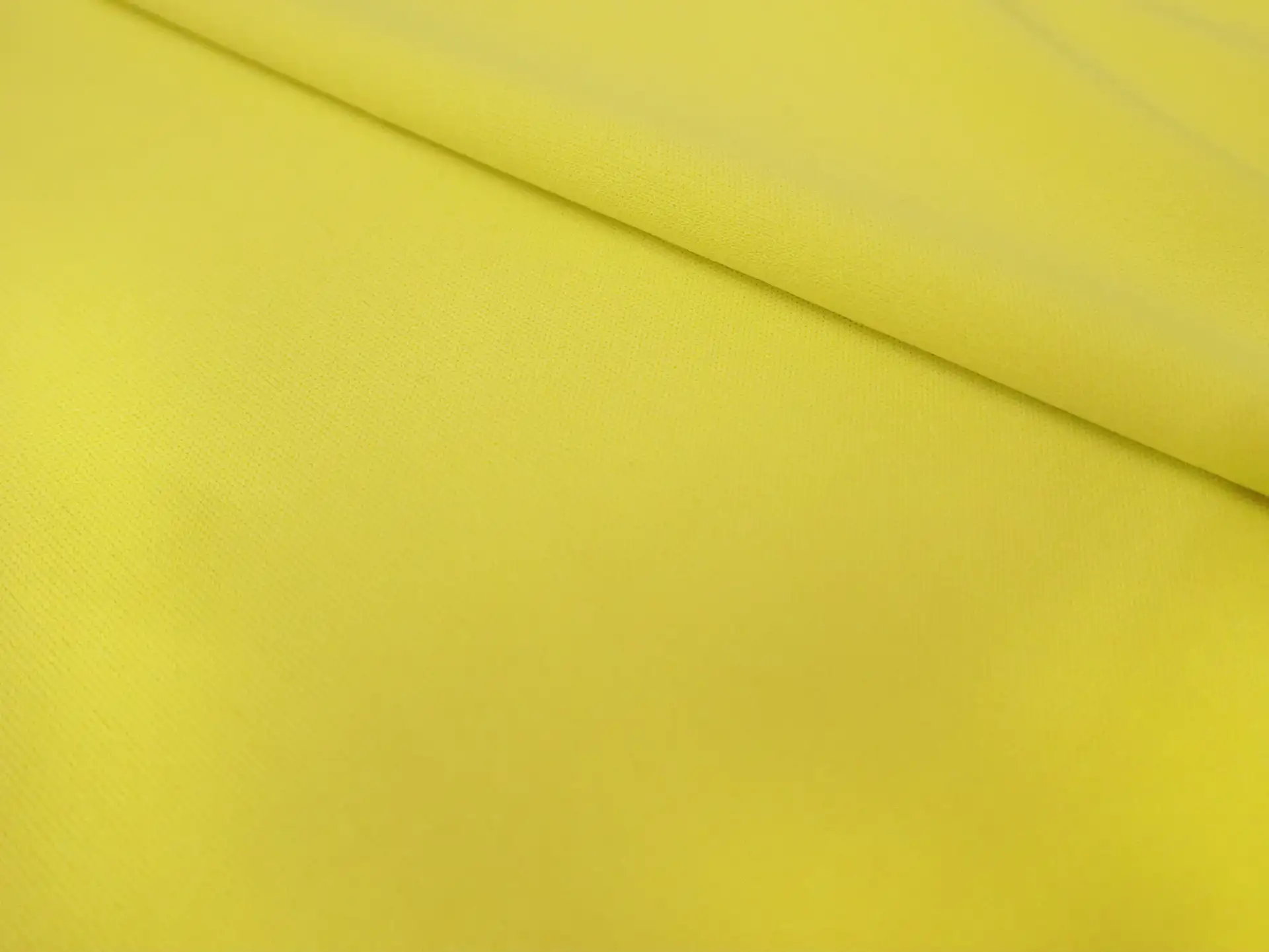 Polyester Knit Lining in Hot Yellow
