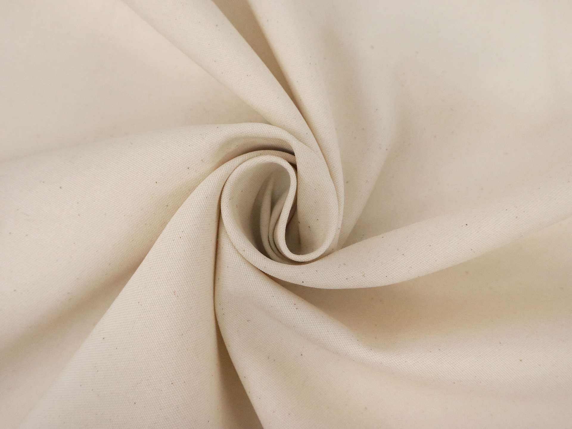 Polyester & Cotton Twill in Natural