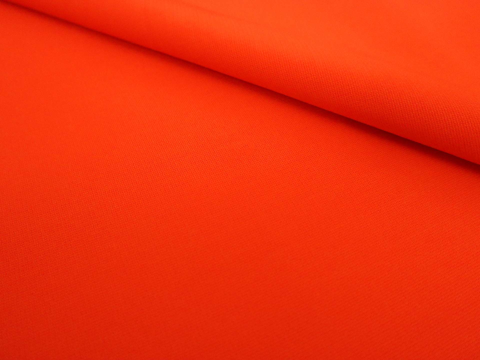 Italian Viscose Double Knit in Flame