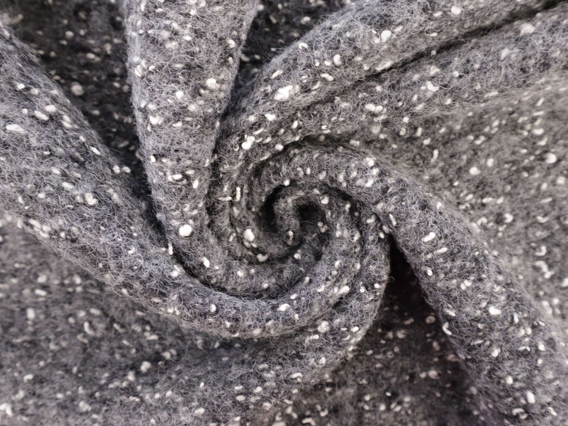 Italian Bouclé Knit in Grey