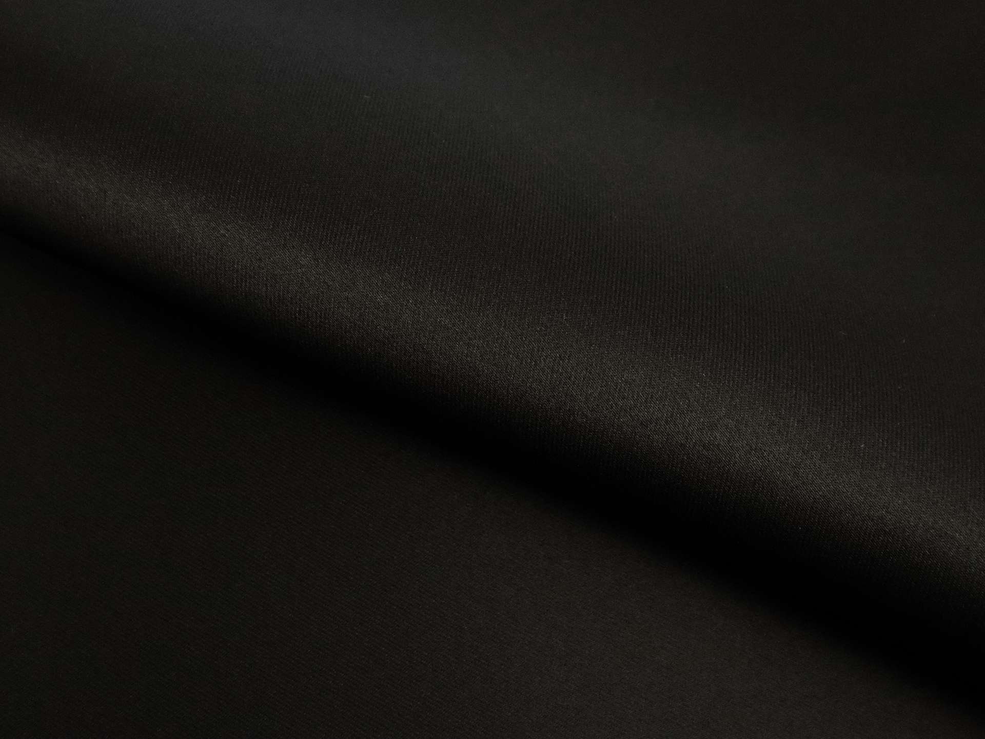 Matte Finish Double Face Satin in Black