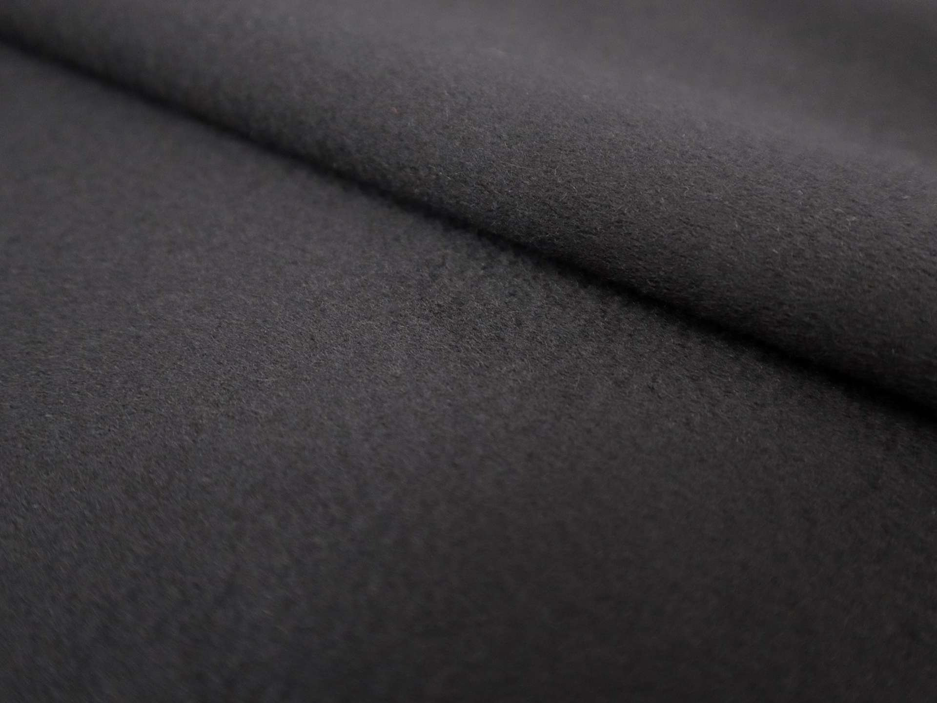Cashmere Coating in Black