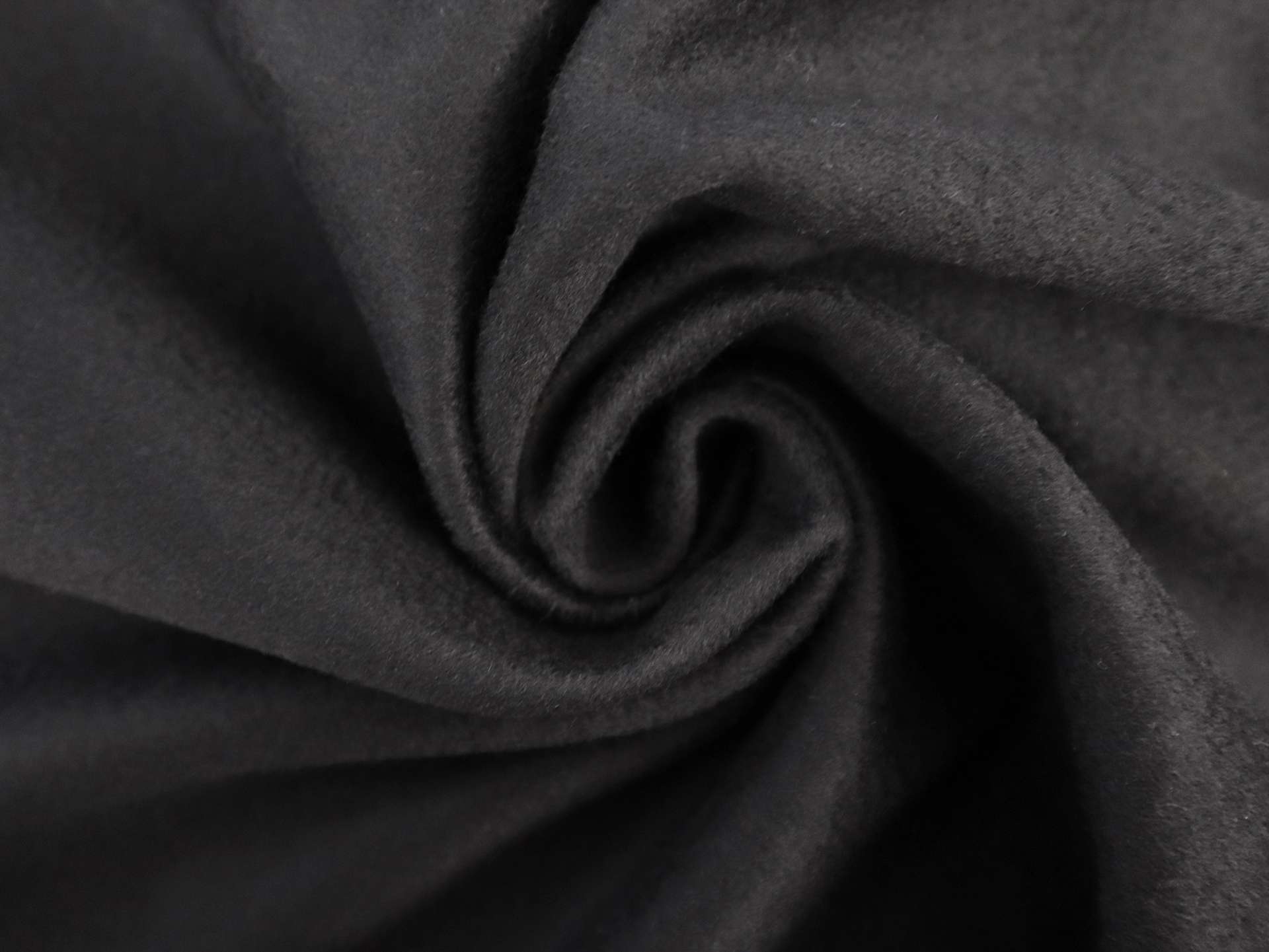 Cashmere Coating in Black