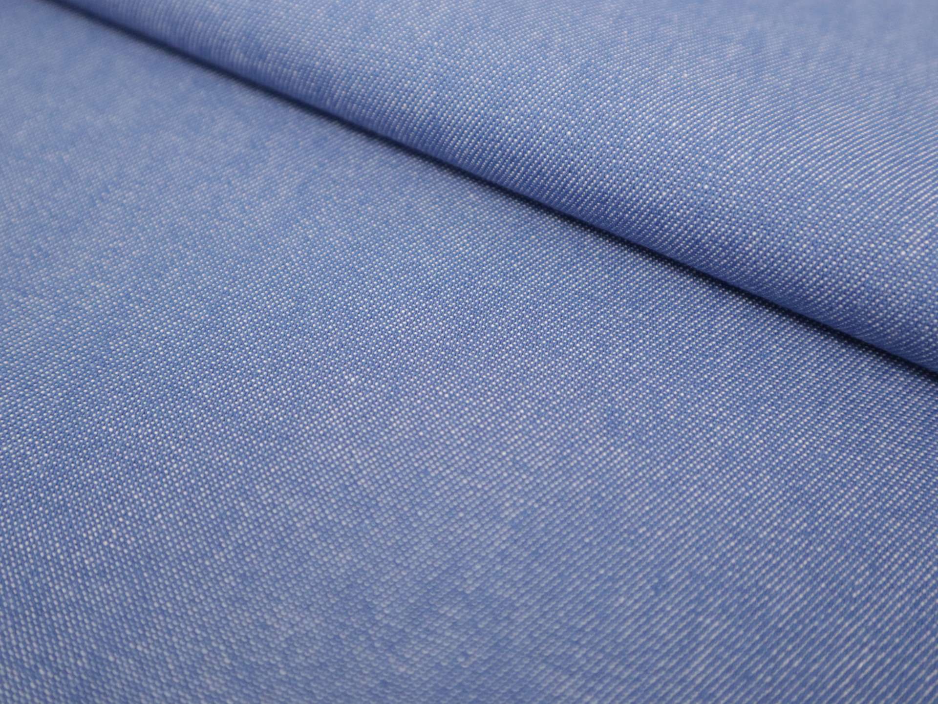 Soft Finish Cotton Denim in Blue