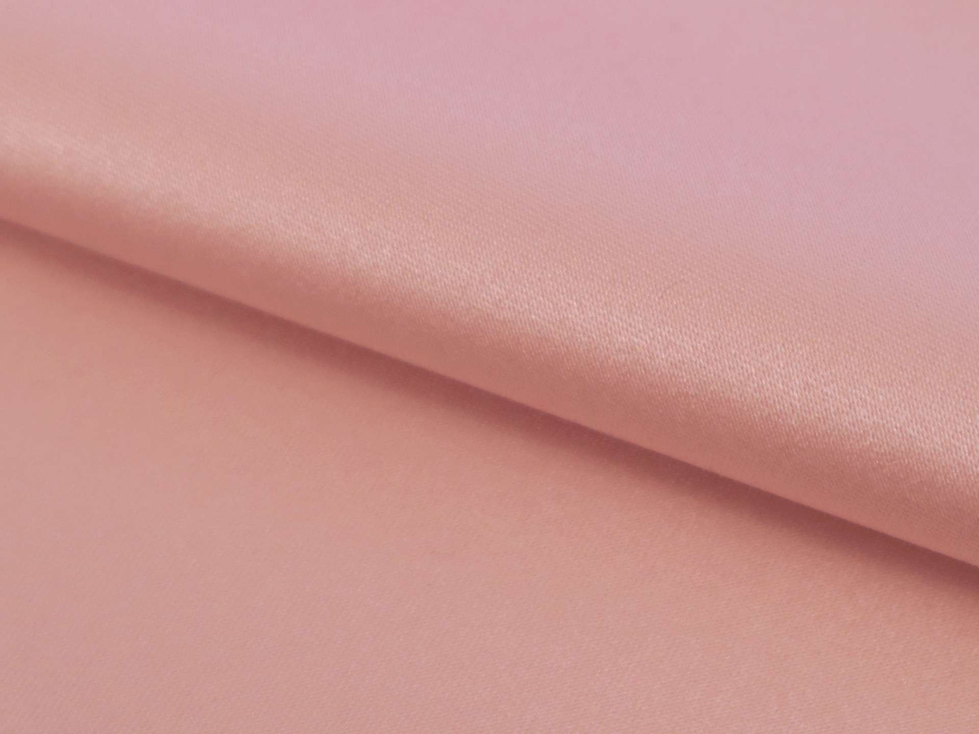 Glossy Polyester Satin in Premier Rose