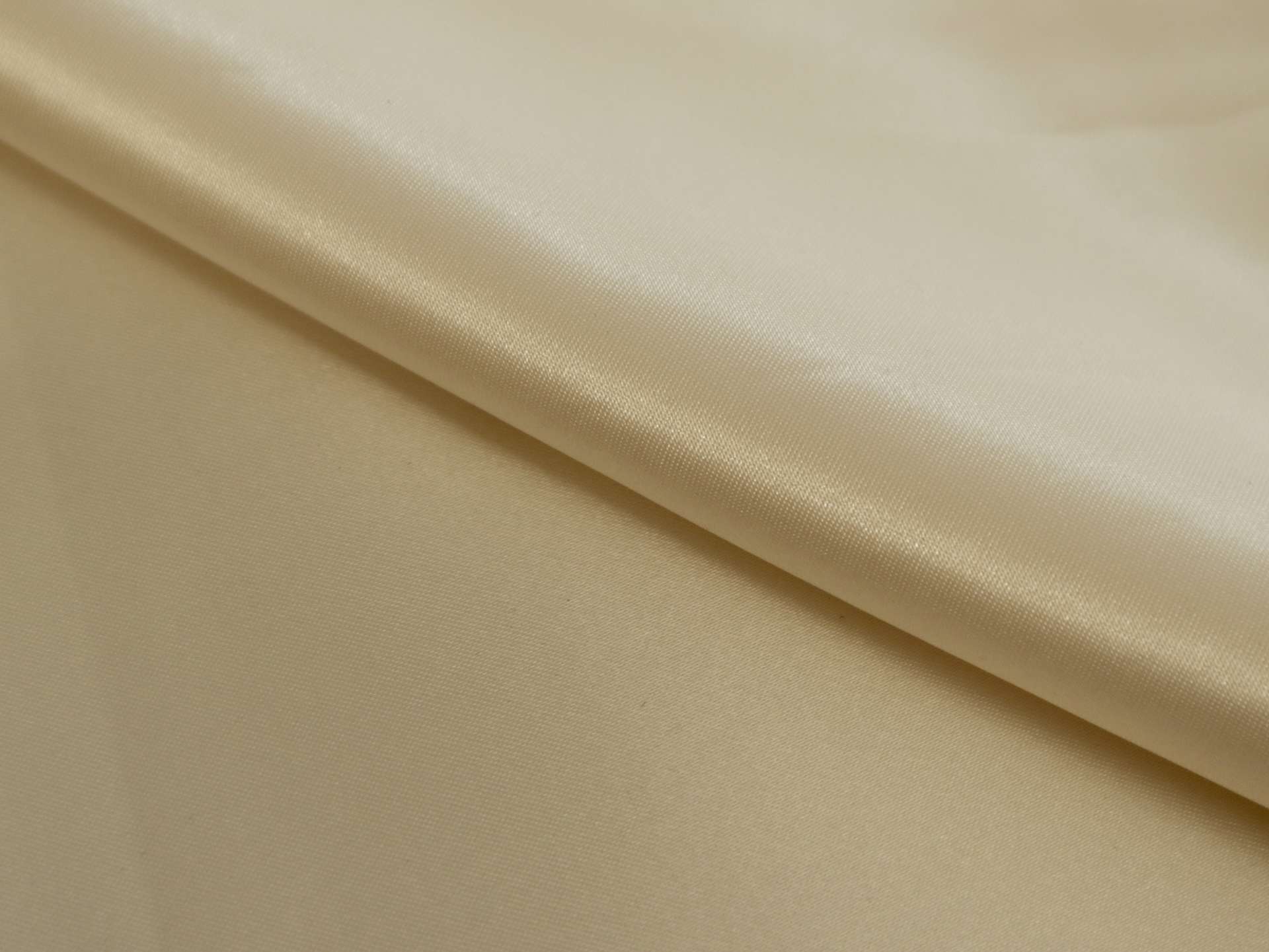 Polyester Satin in Oyster