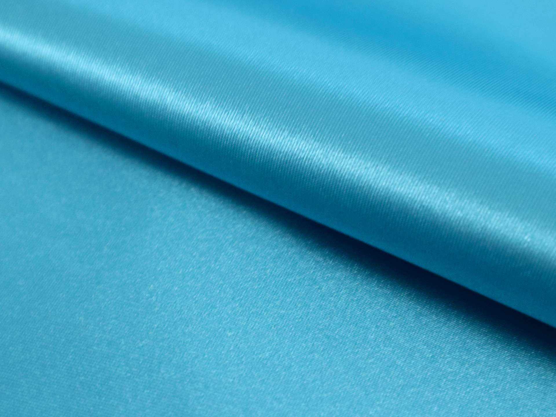 Polyester Satin in Special Teal