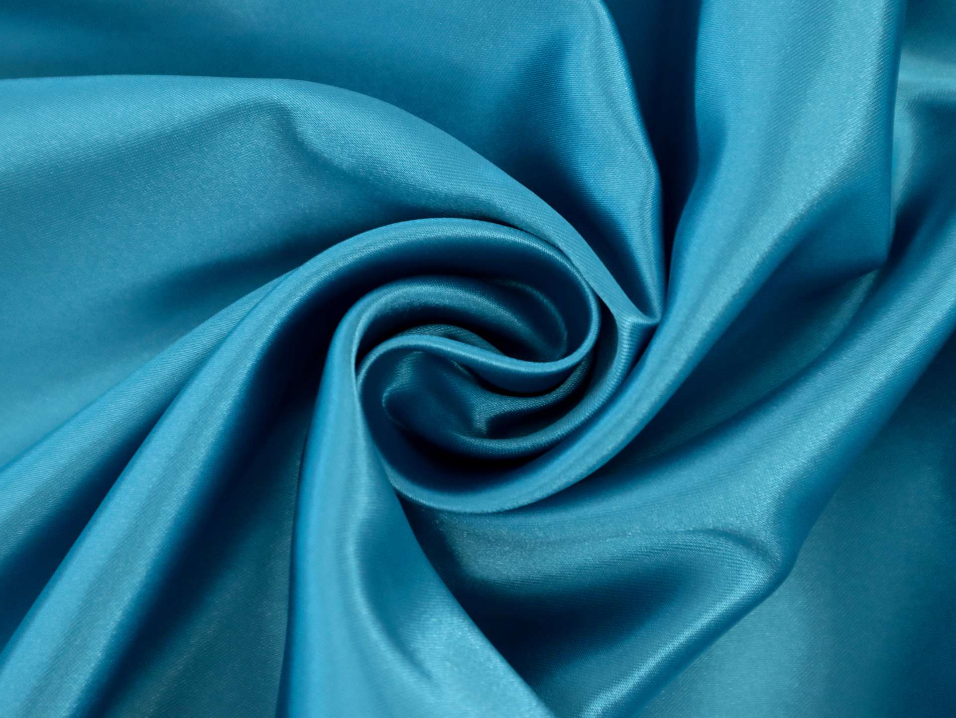 Polyester Satin in Special Teal