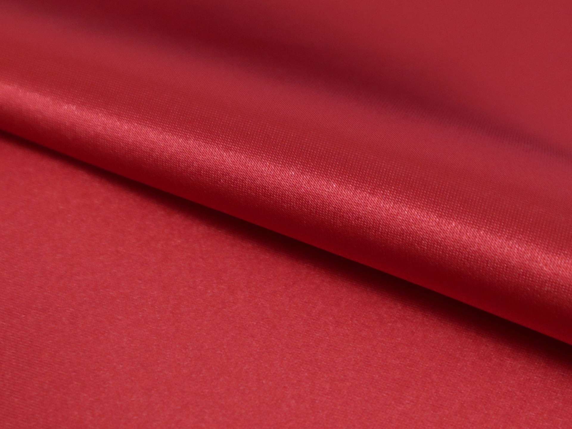 Polyester Satin in Red