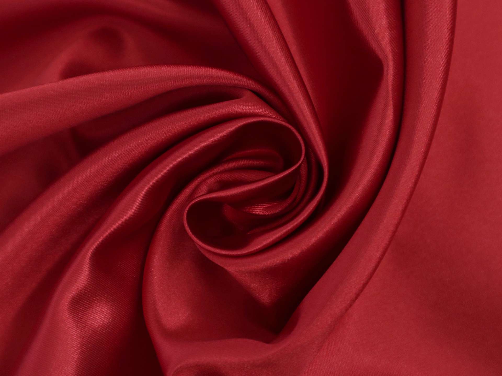 Polyester Satin in Red