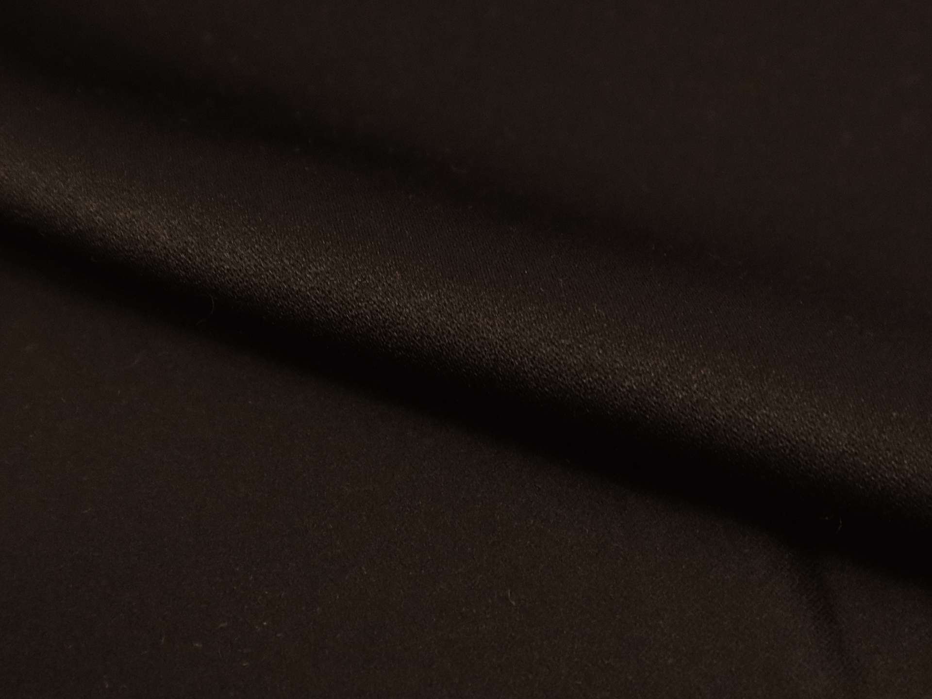 Matte Finish Polyester Satin in Espresso
