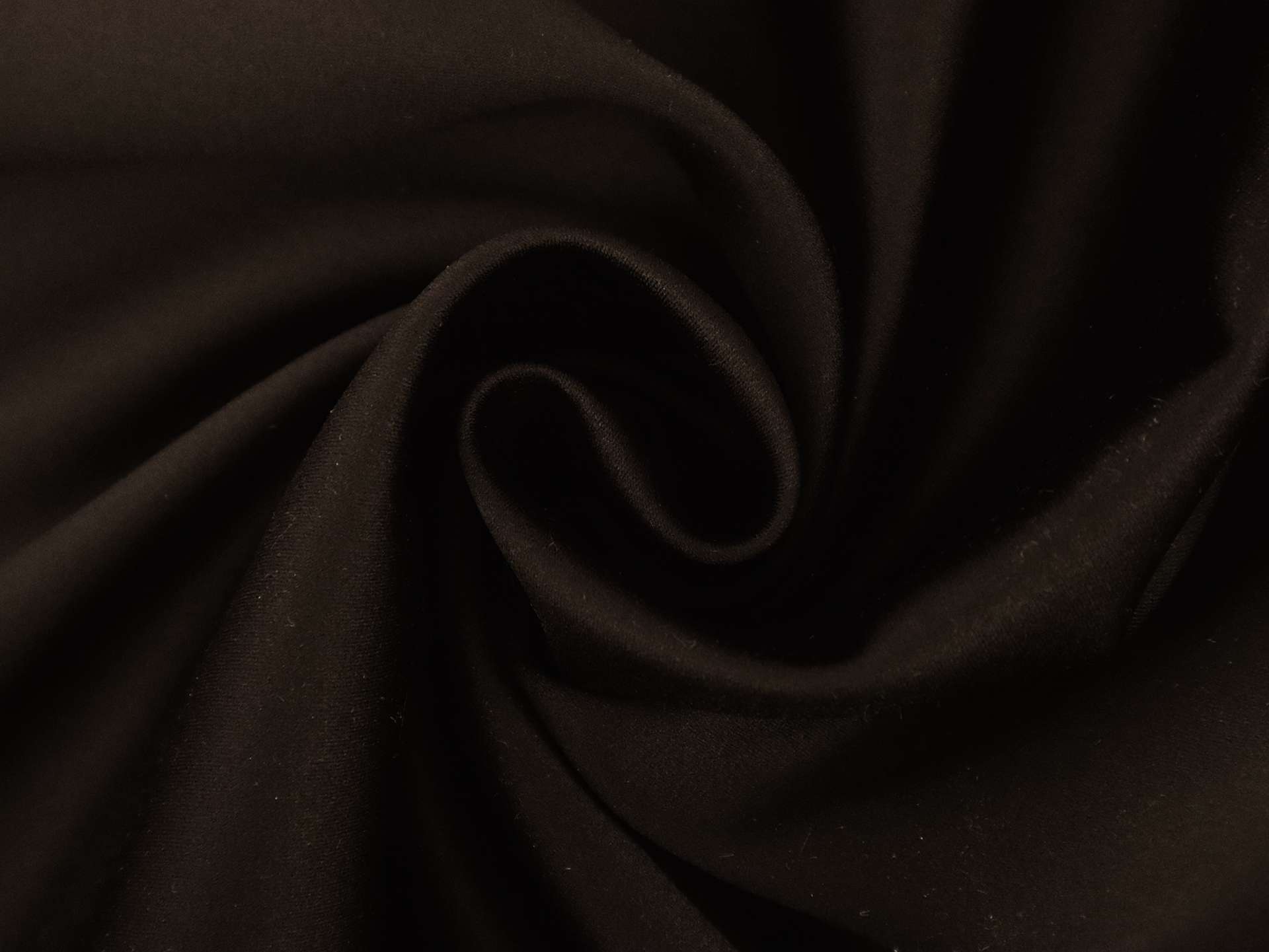 Matte Finish Polyester Satin in Espresso