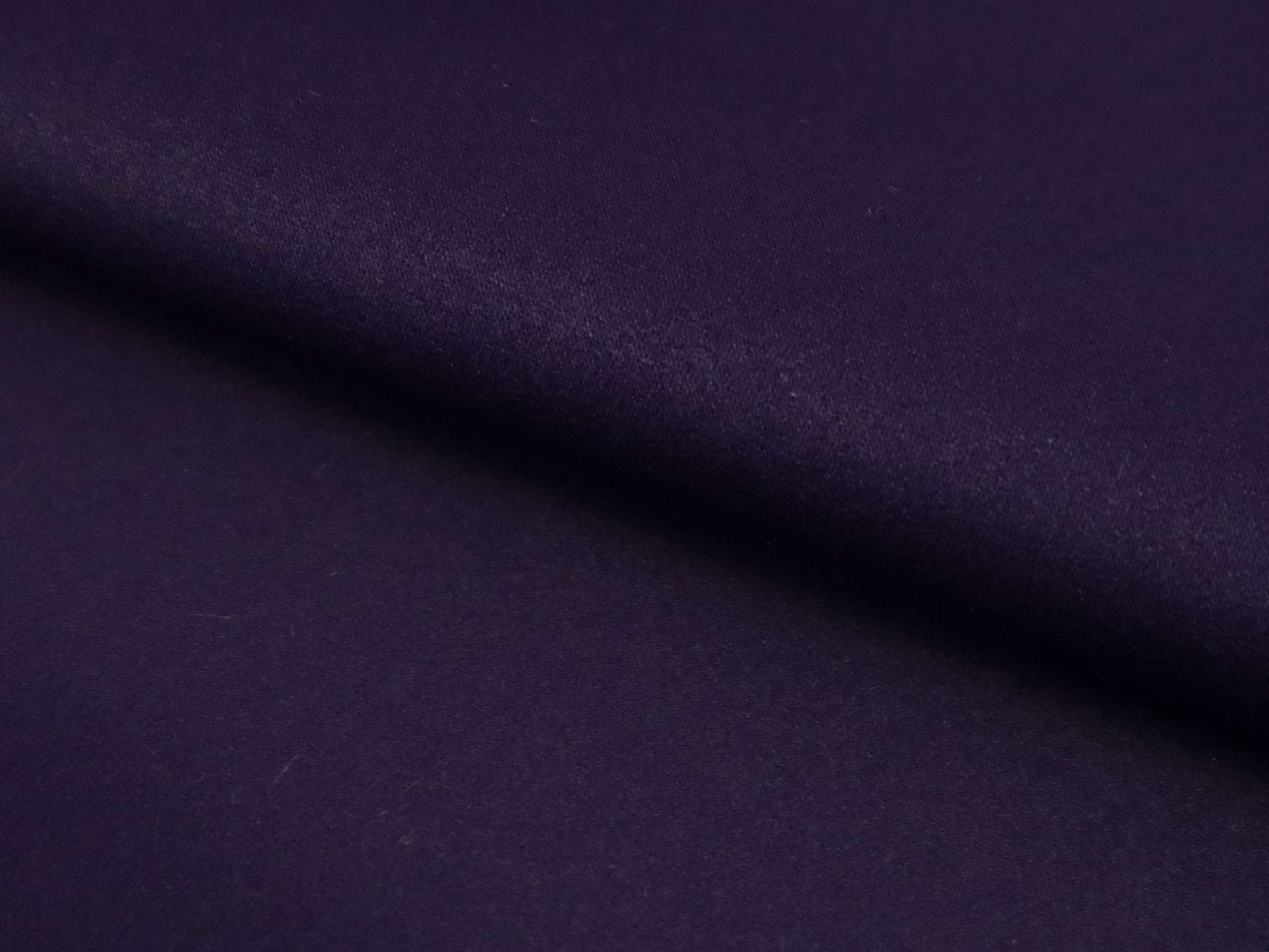 Matte Finish Polyester Satin in Deep Purple