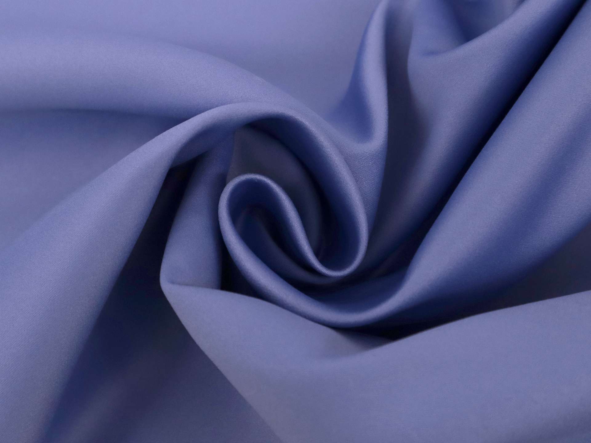 Matte Finish Polyester Satin in New Periwinkle