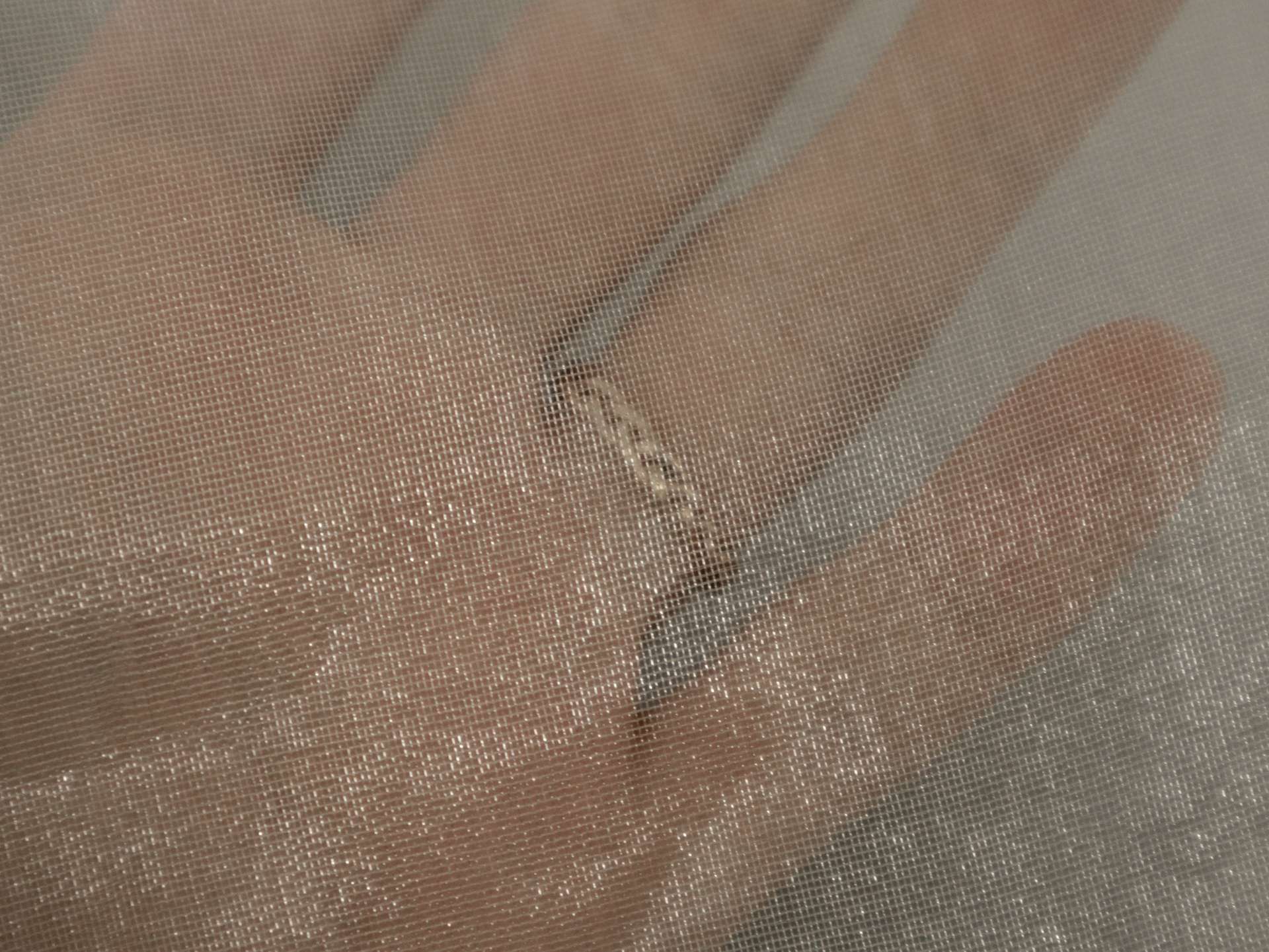 Metallic Silk Organza in Pewter