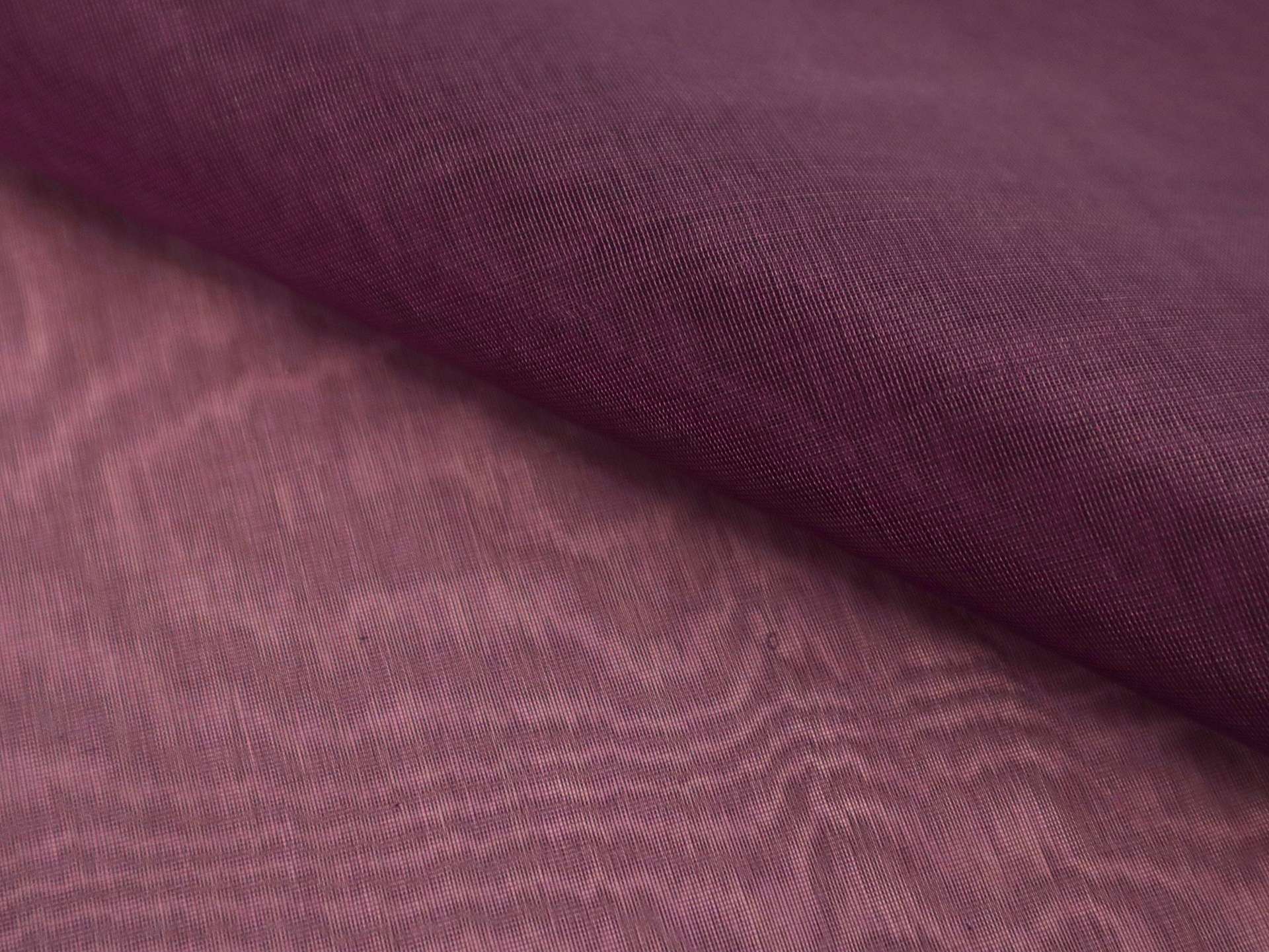 Metallic Silk Organza in Eggplant