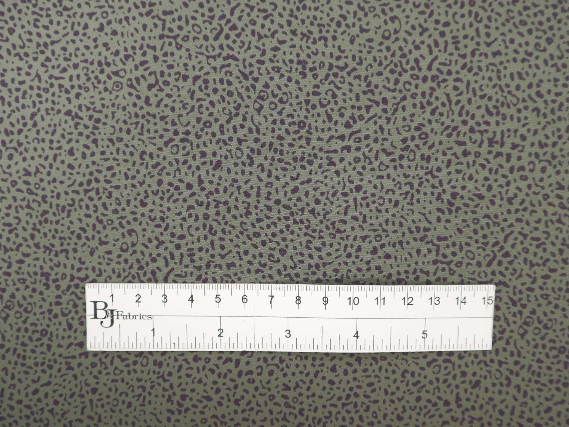 Silk Crepe de Chine with Abstract Dots Print