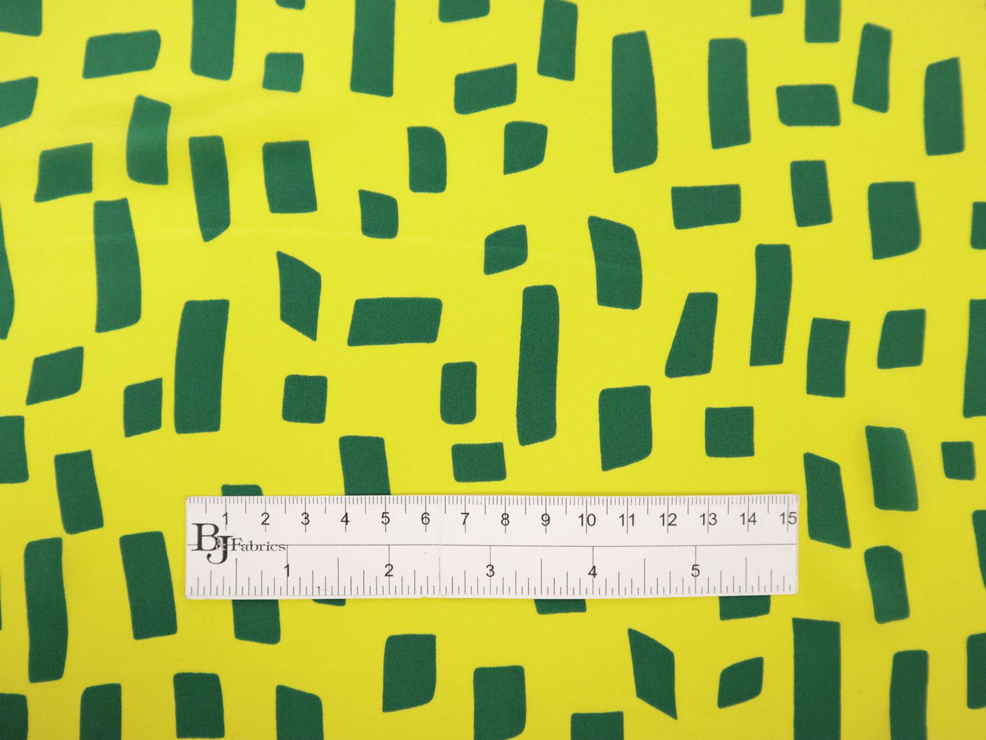 Silk Crepe de Chine with Rectangles Print