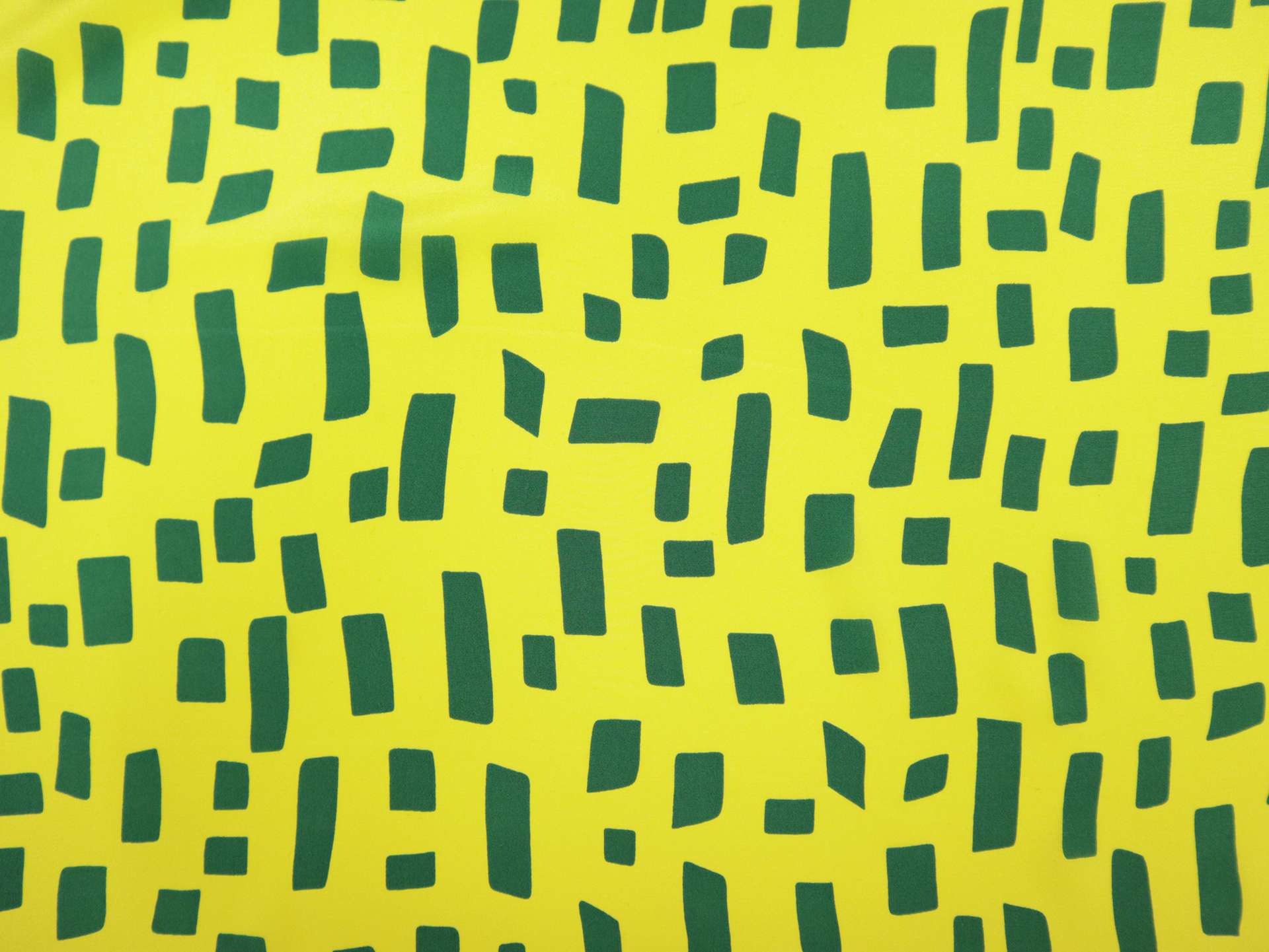Silk Crepe de Chine with Rectangles Print