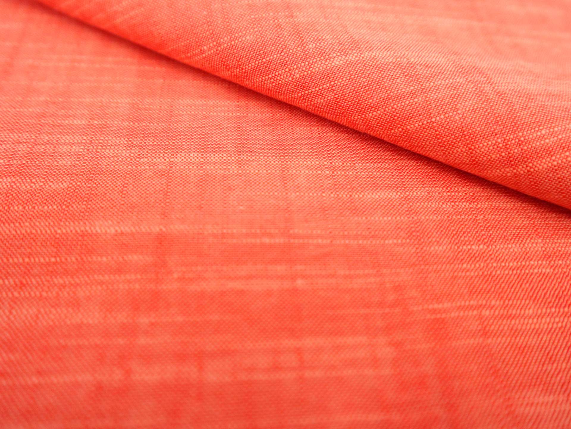 Textured Cotton in Poppy