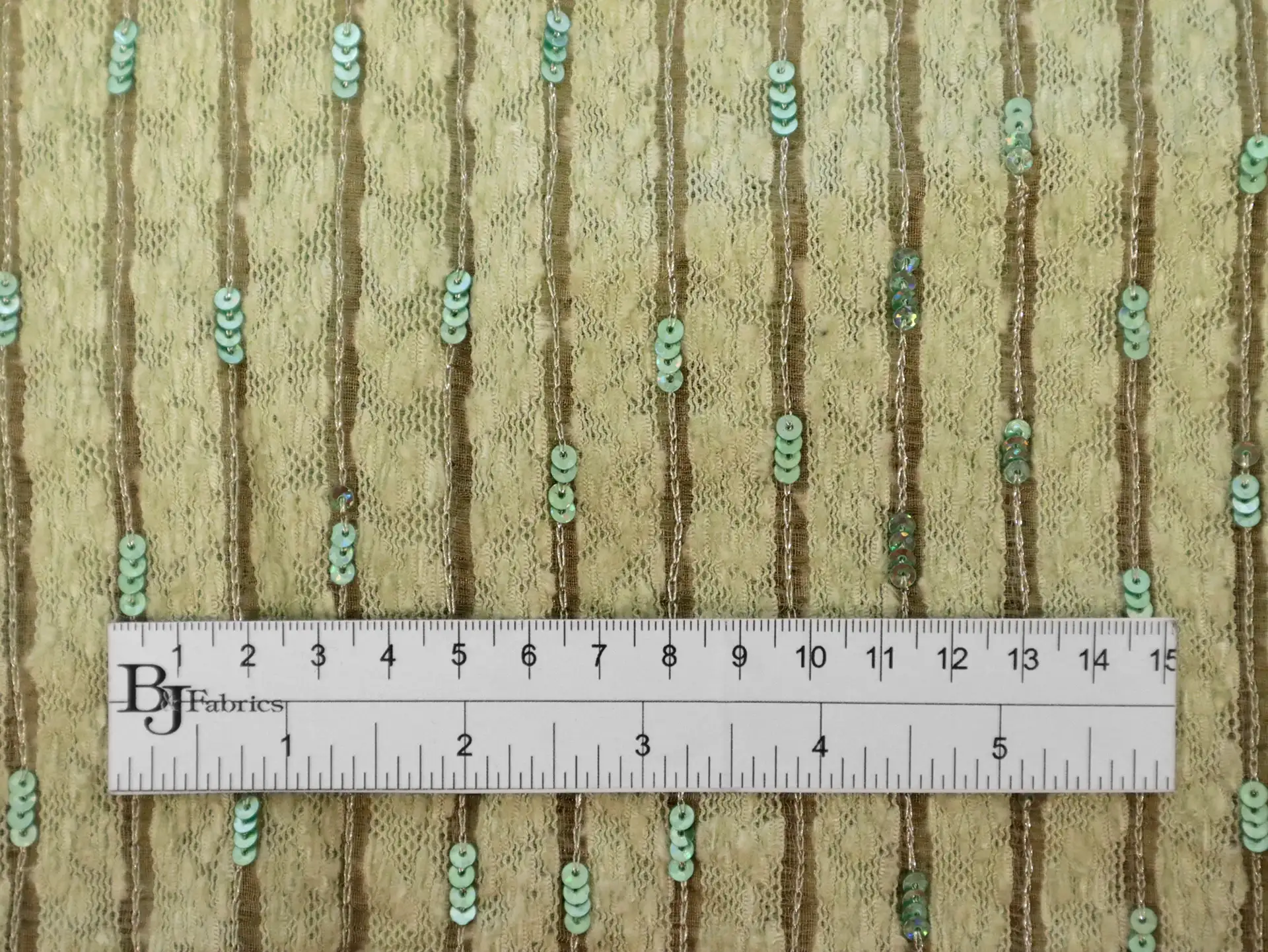 Sequined Silk and Rayon Chenille in Seafoam