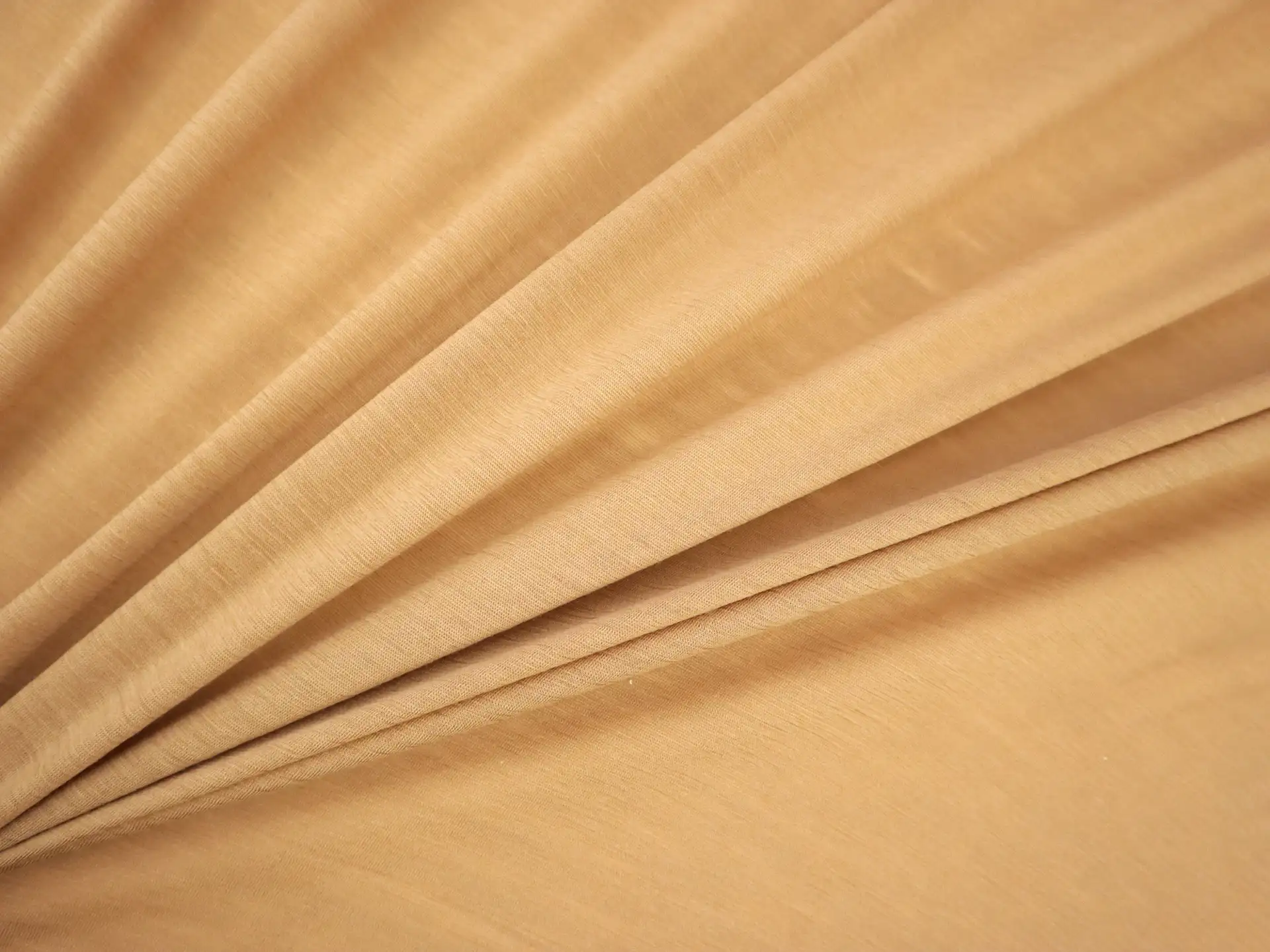 Italian Semi Sheer Wool Jersey Knit in Ochre