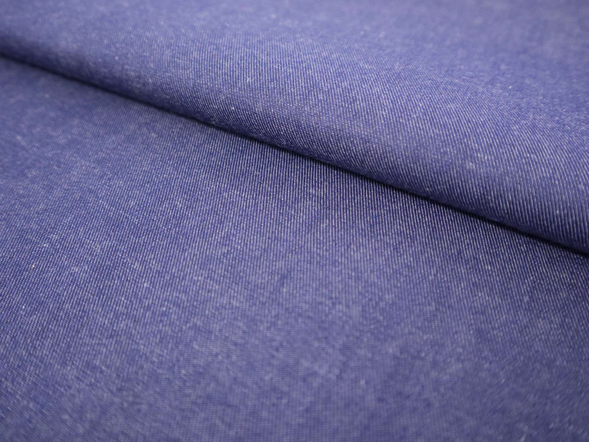 Recycled Poly & Cotton Denim in Indigo