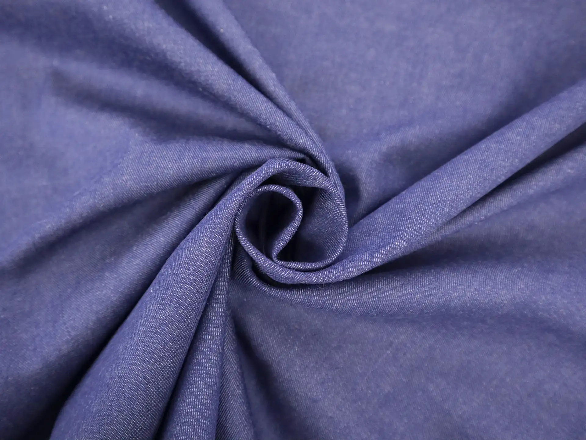 Recycled Poly & Cotton Denim in Indigo