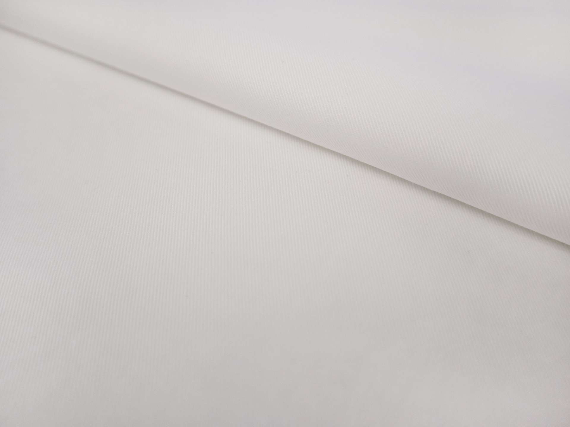 Japanese Recycled Poly Cotton Denim in White