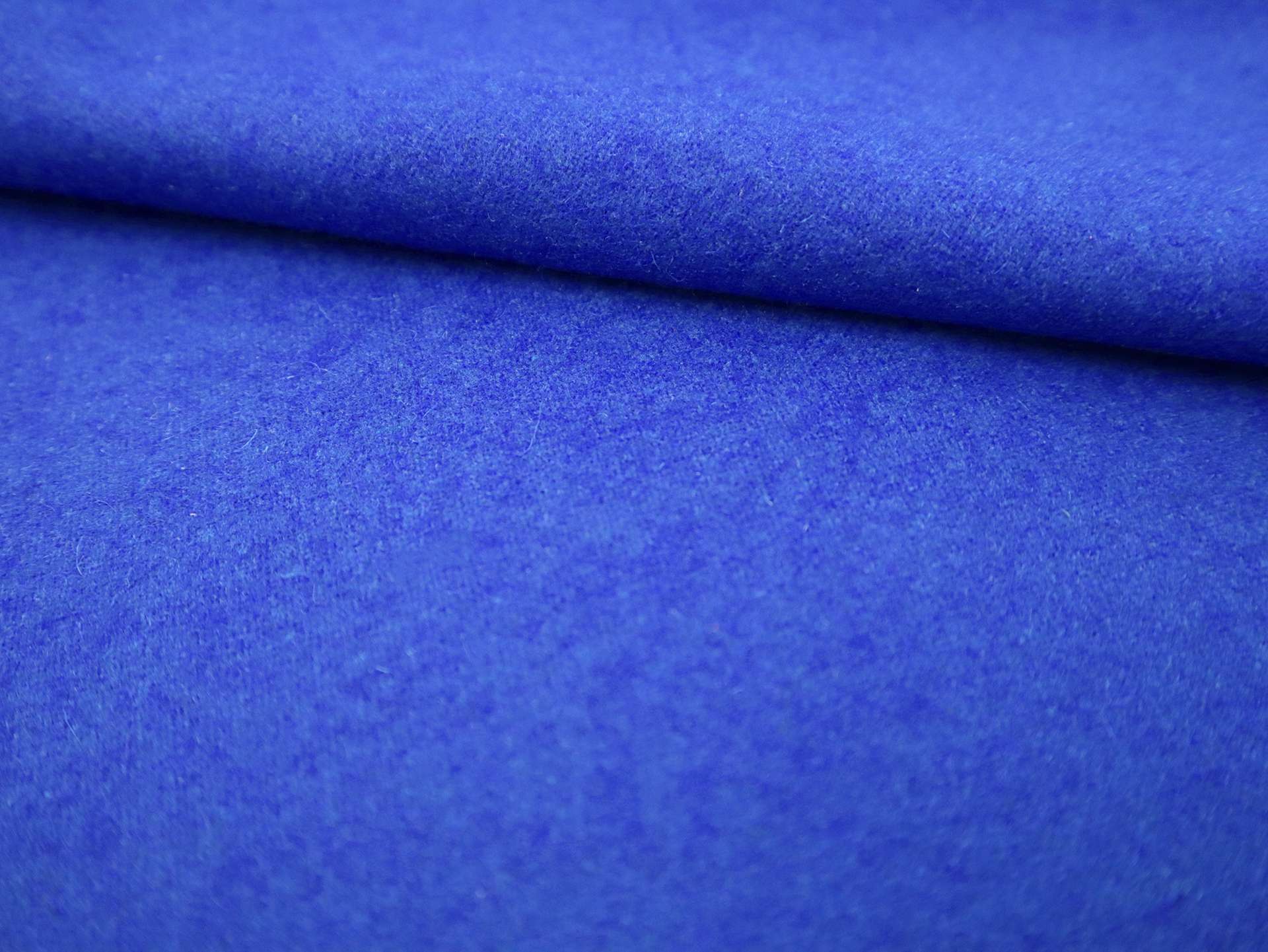 Italian Wool Melton in Bluette