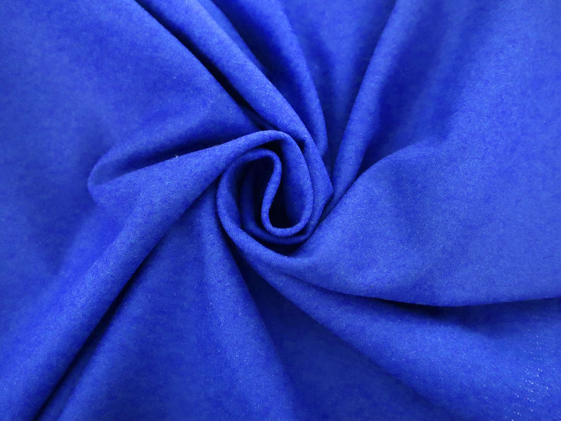 Italian Wool Melton in Bluette