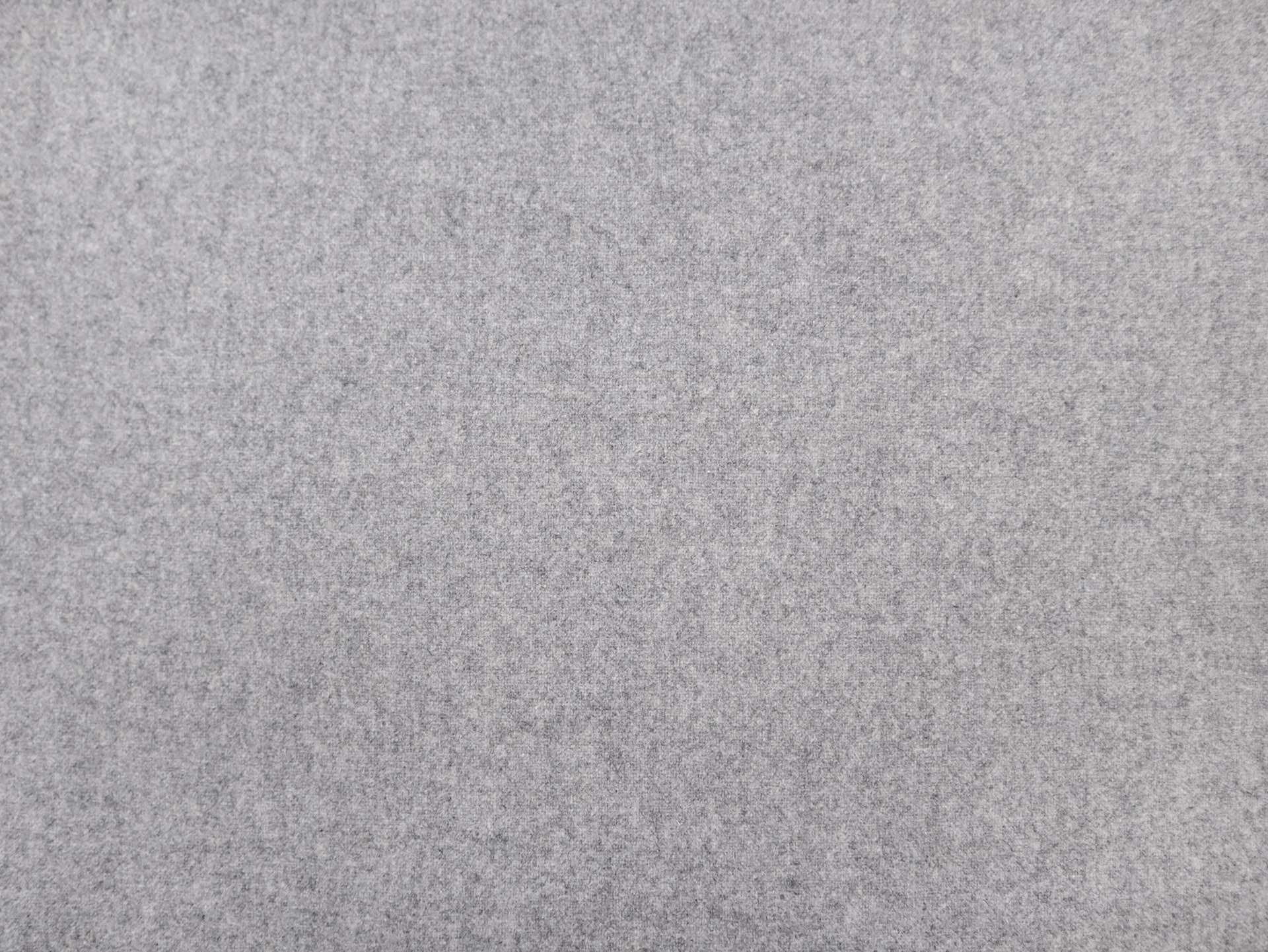 Italian Wool Melton in Light Grey